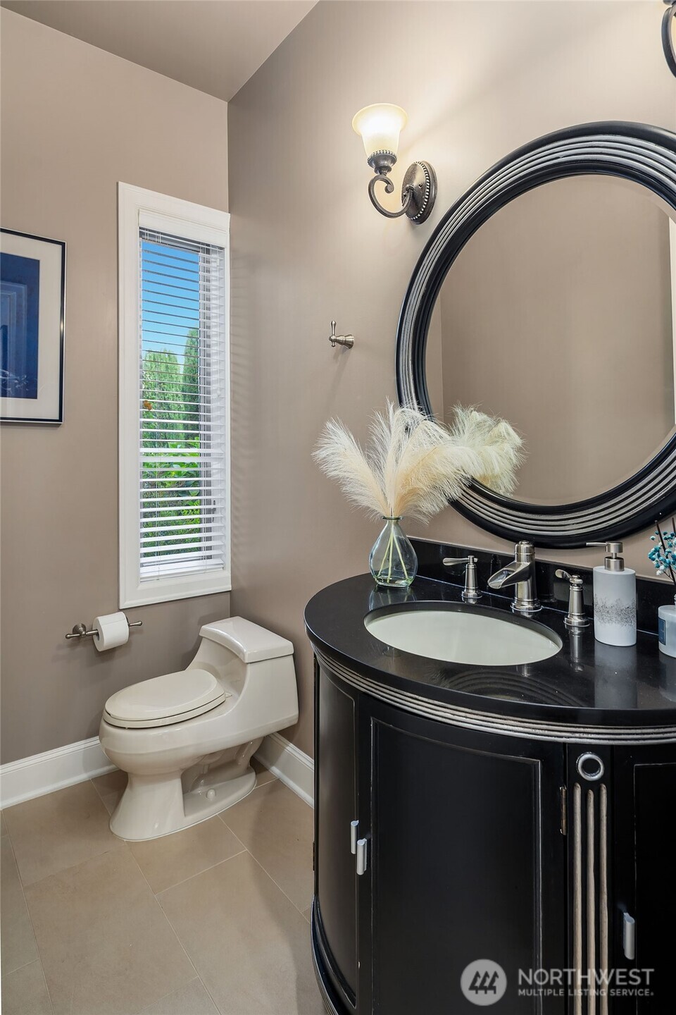 Main floor powder room