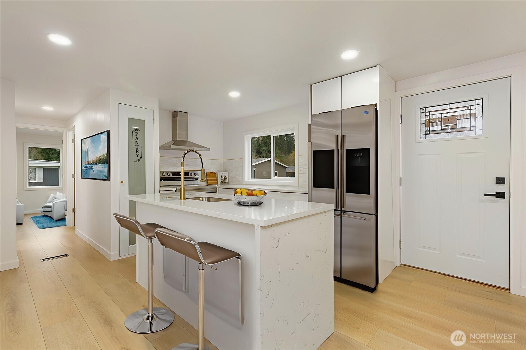 Virtually Stagged Kitchen