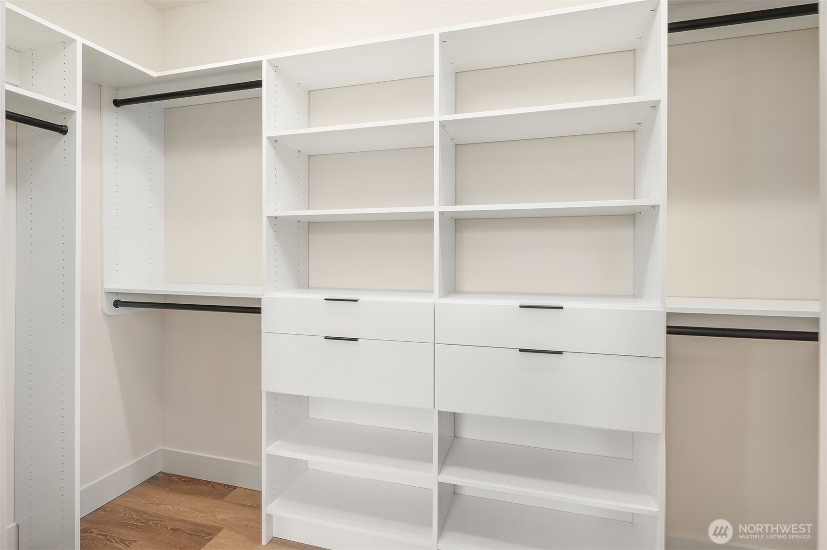Built-in closet system
