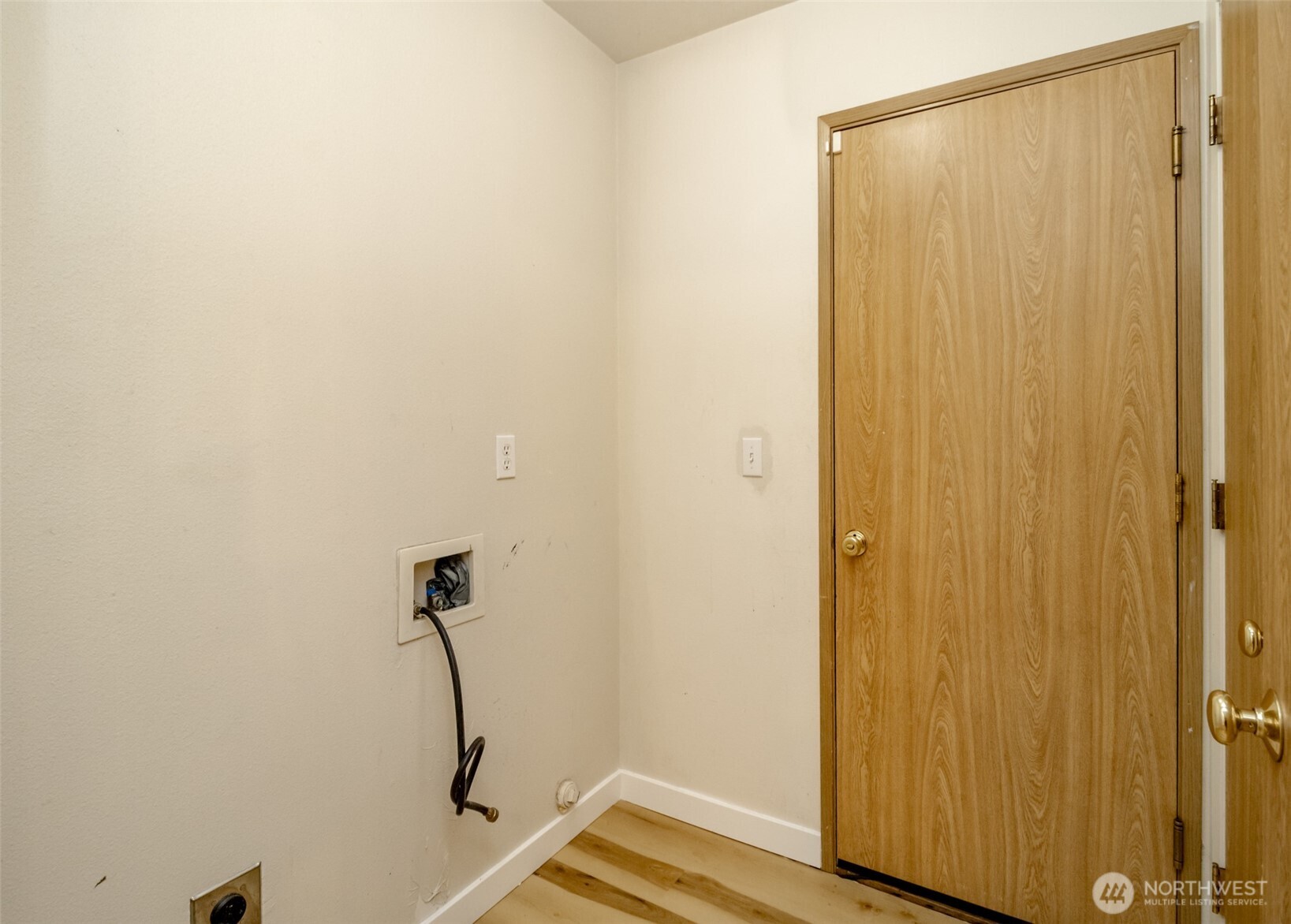 Laundry with Access to Garage