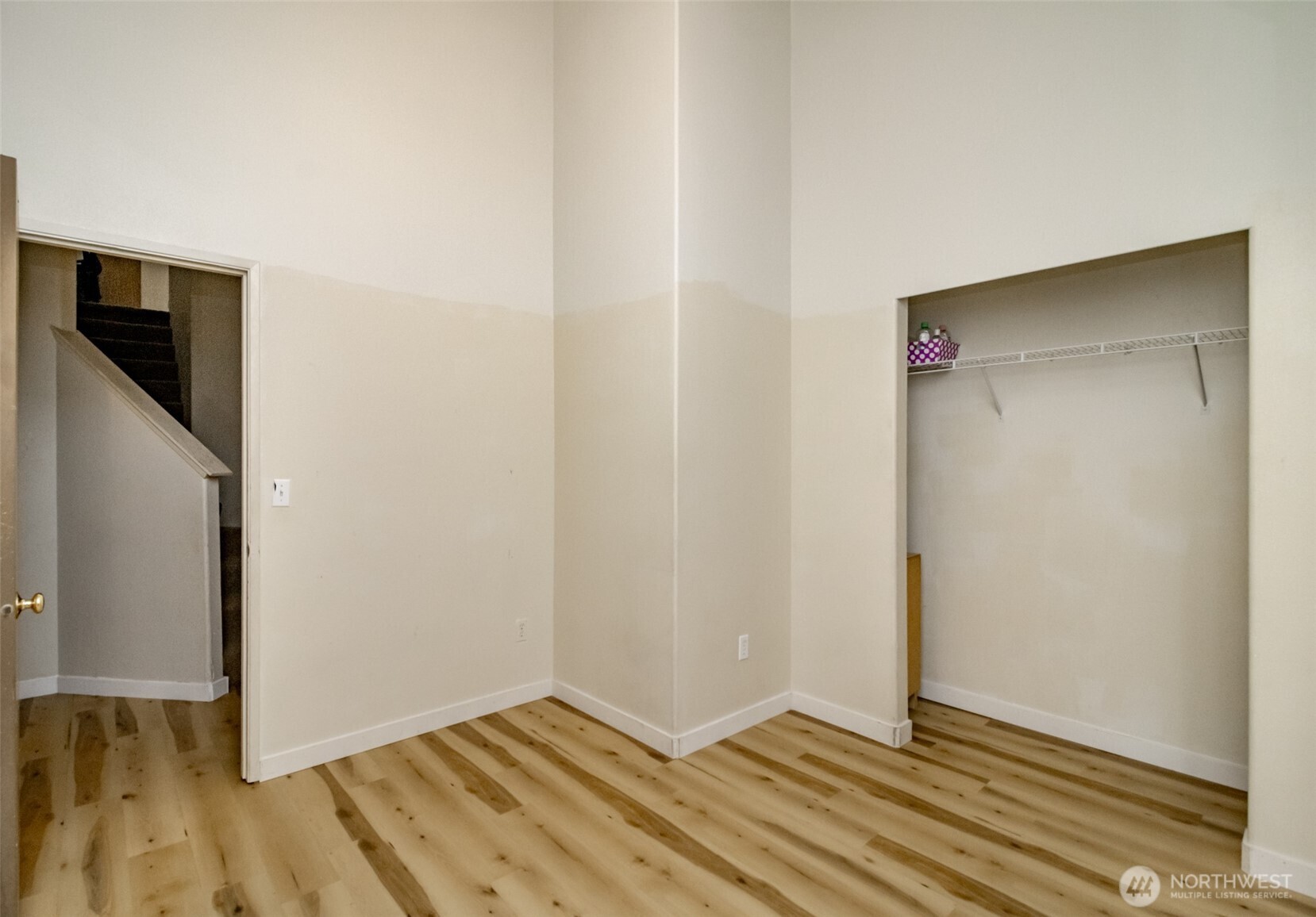 Downstairs bedroom 2 with closet