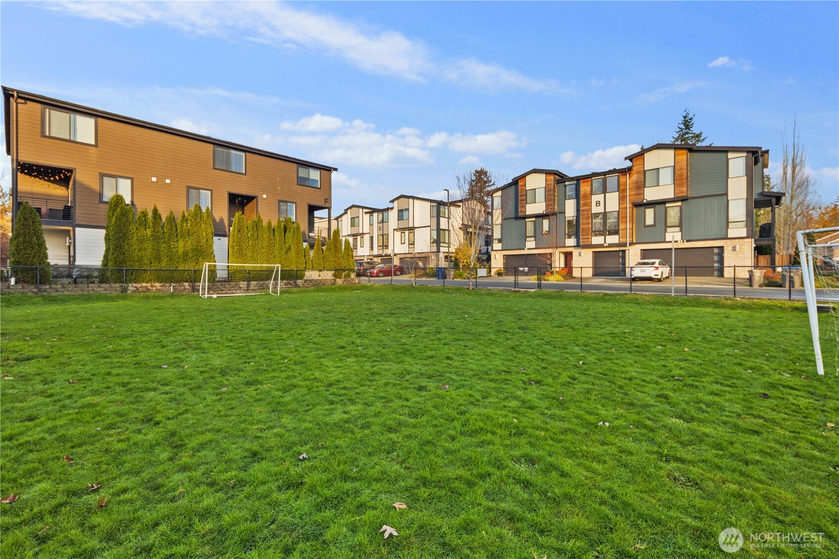 Large community field.