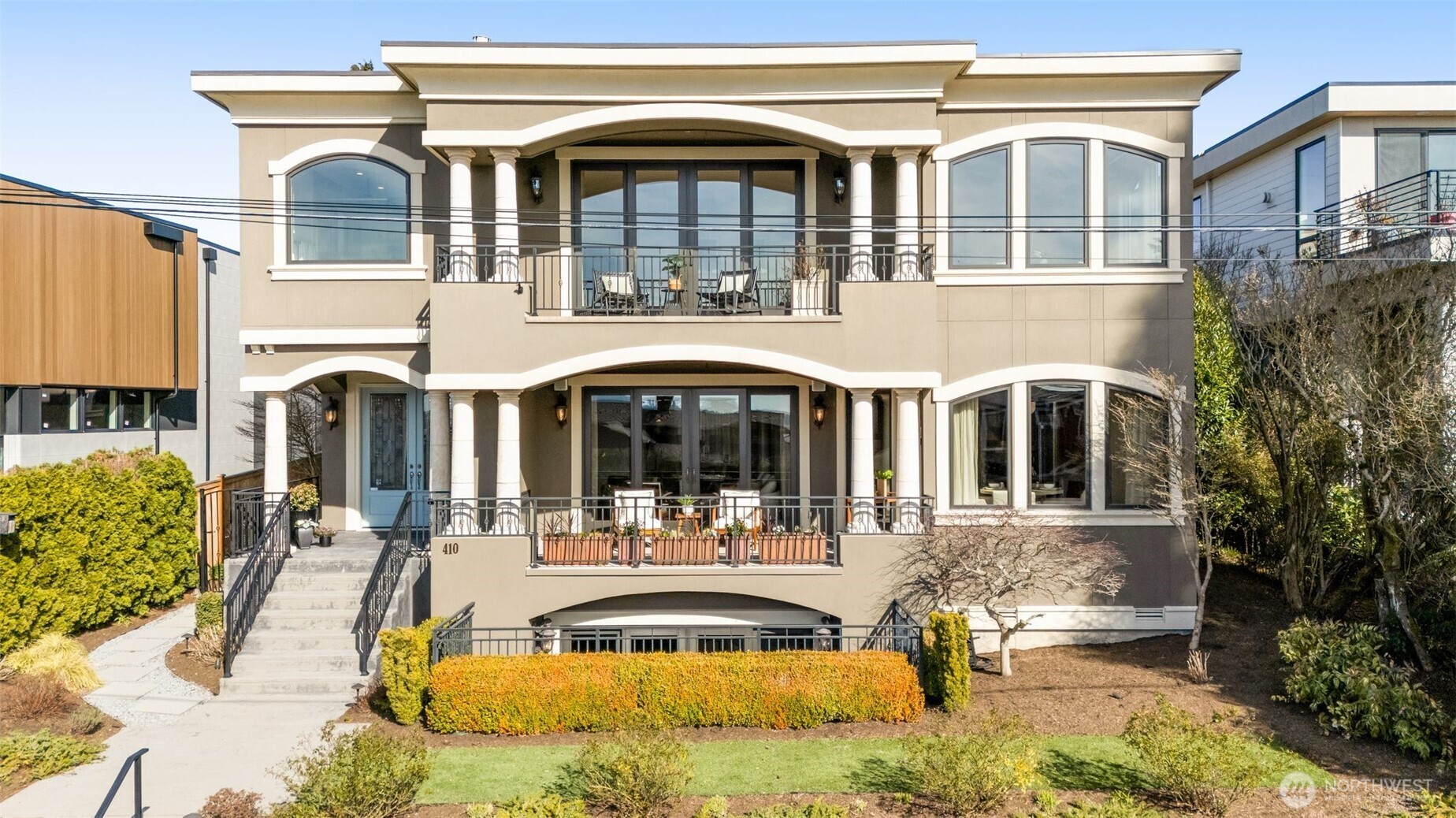 Statuesque and elevated.  Definitive design but not overdone.  You have probably noticed it when driving by.