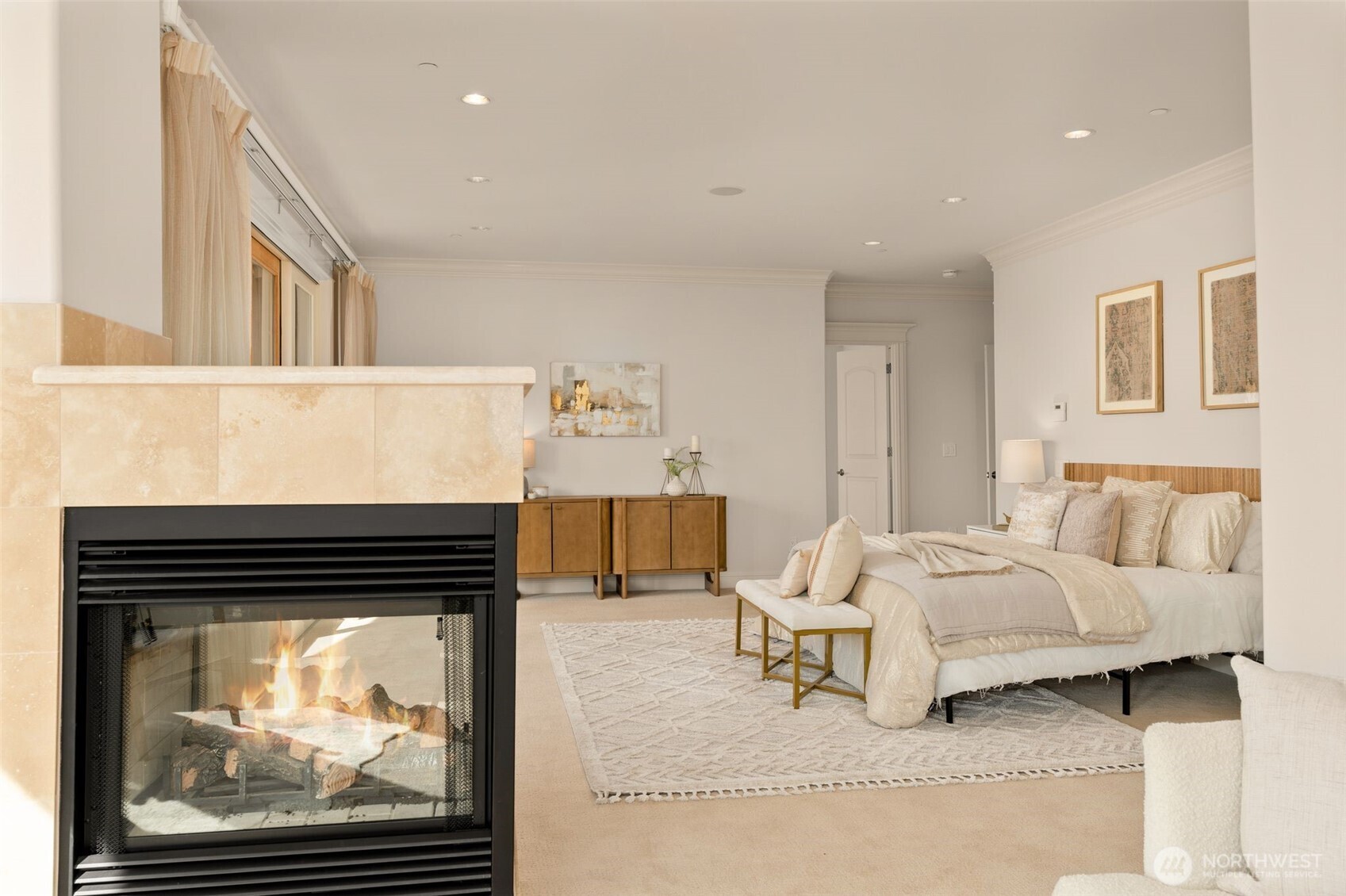 Walk THROUGH closet so big it has a door at each end!