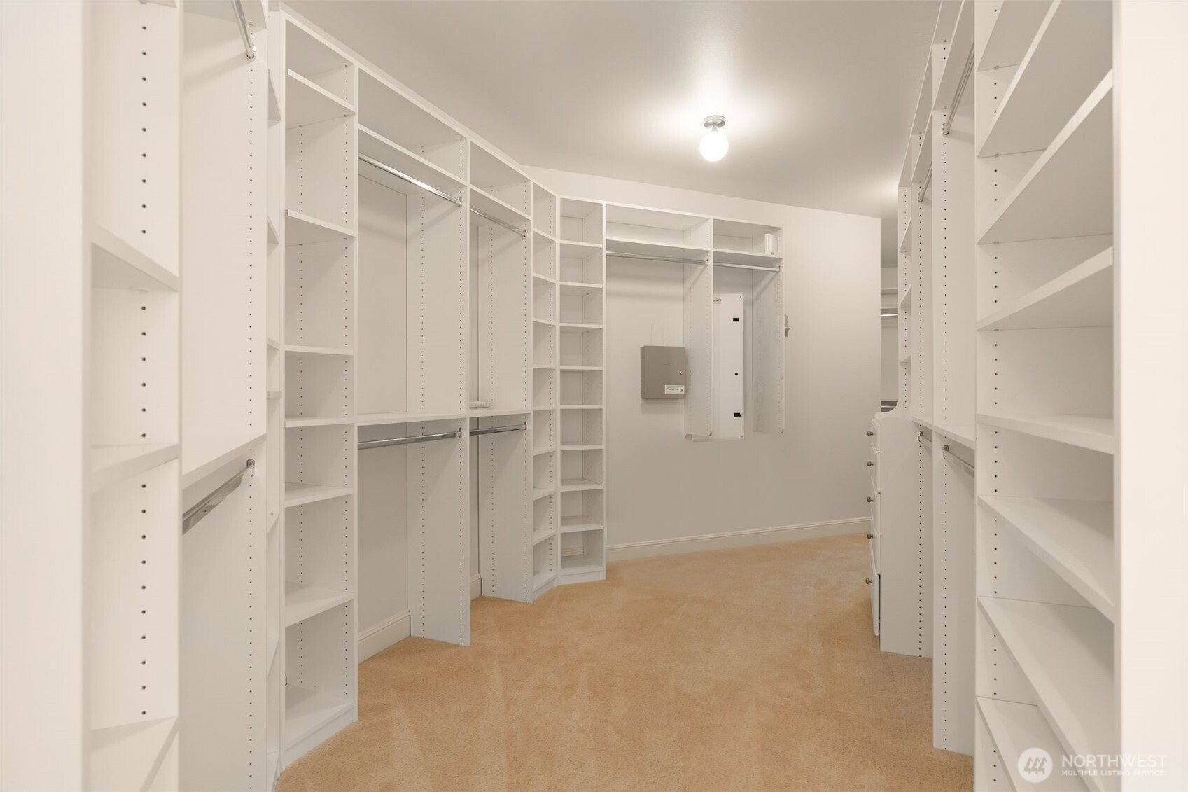 Very becoming, the new lighting, fixtures and hardware throughout the home but it all combines to turn this bath suite magical.  Includes hot jetted view tub!