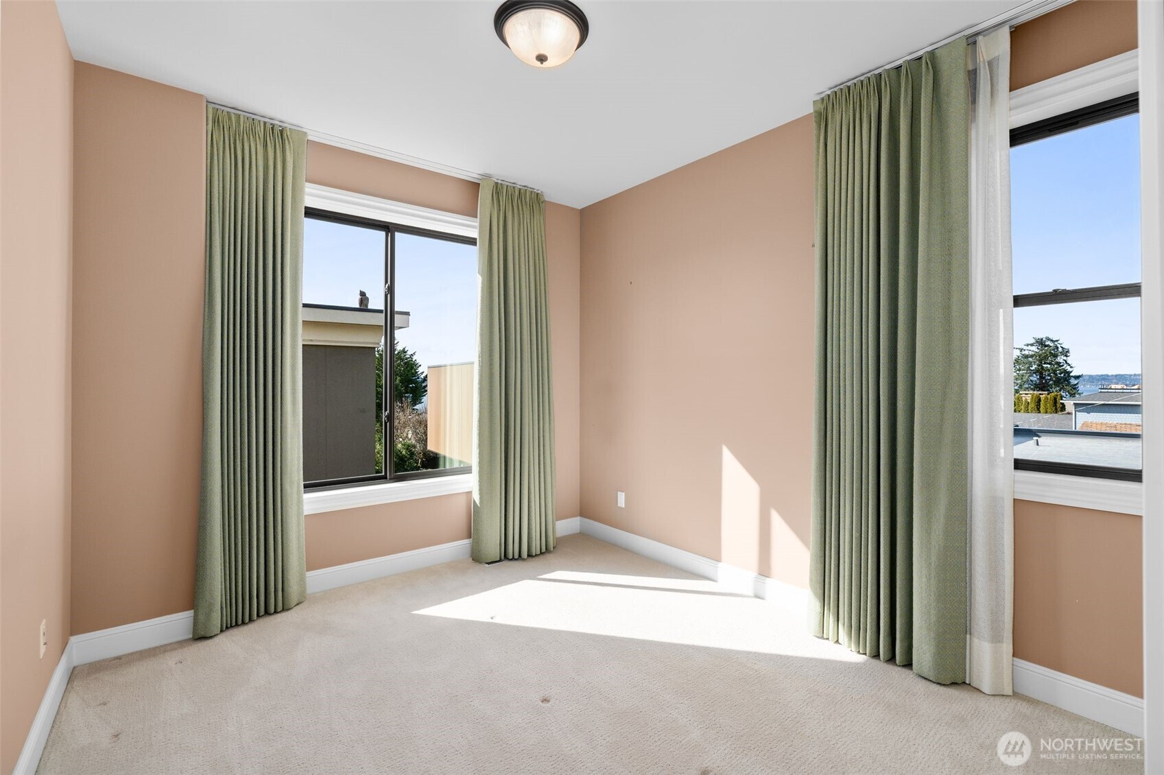 Full shower bath in apartment.