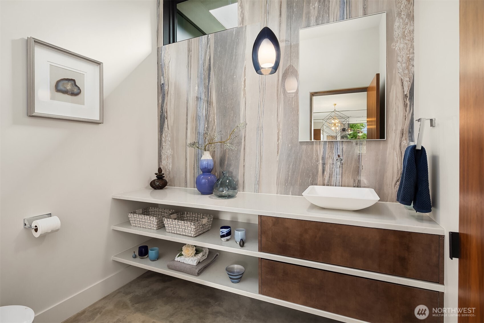 Main floor powder bath