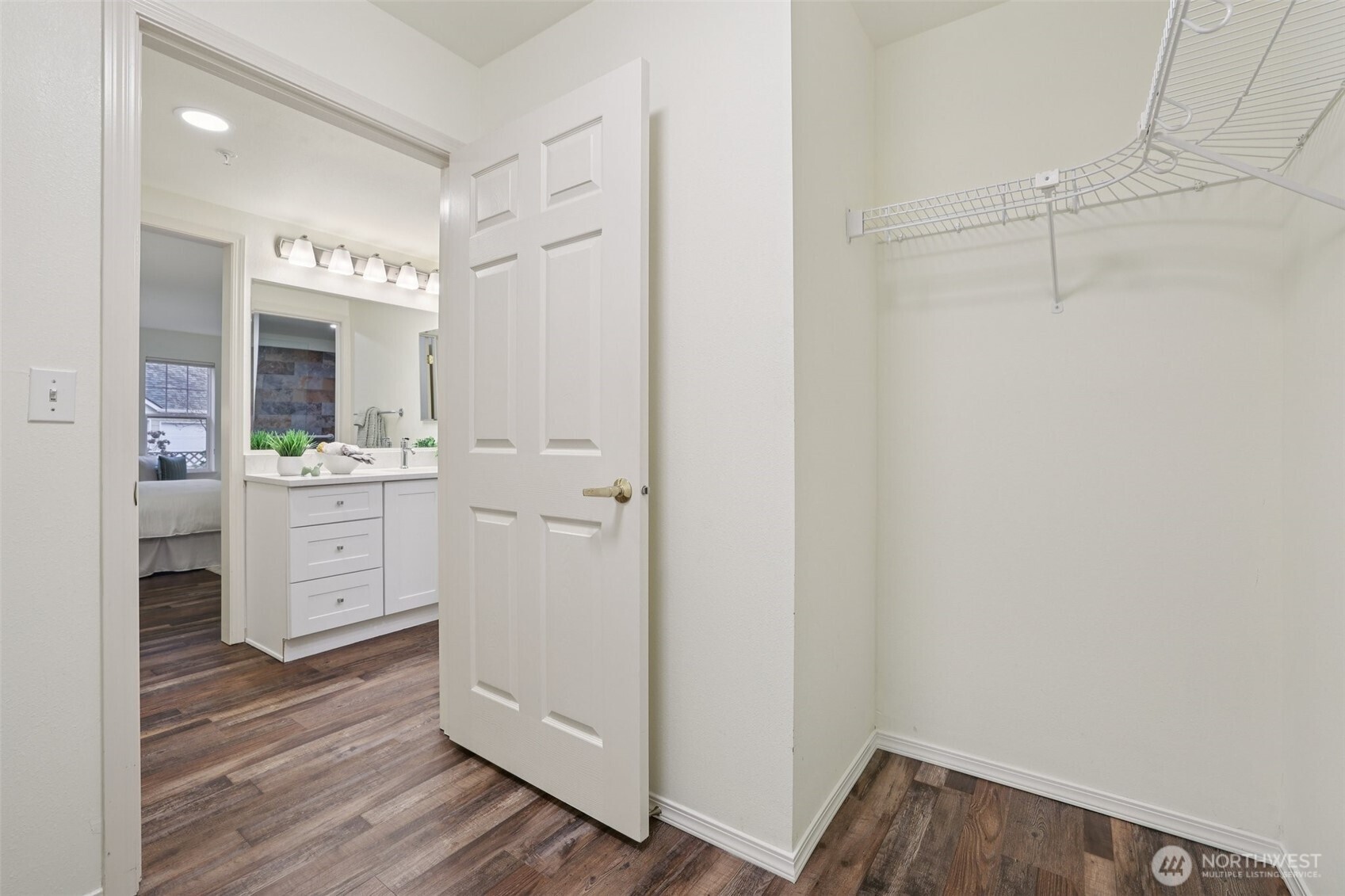 Primary walk in closet