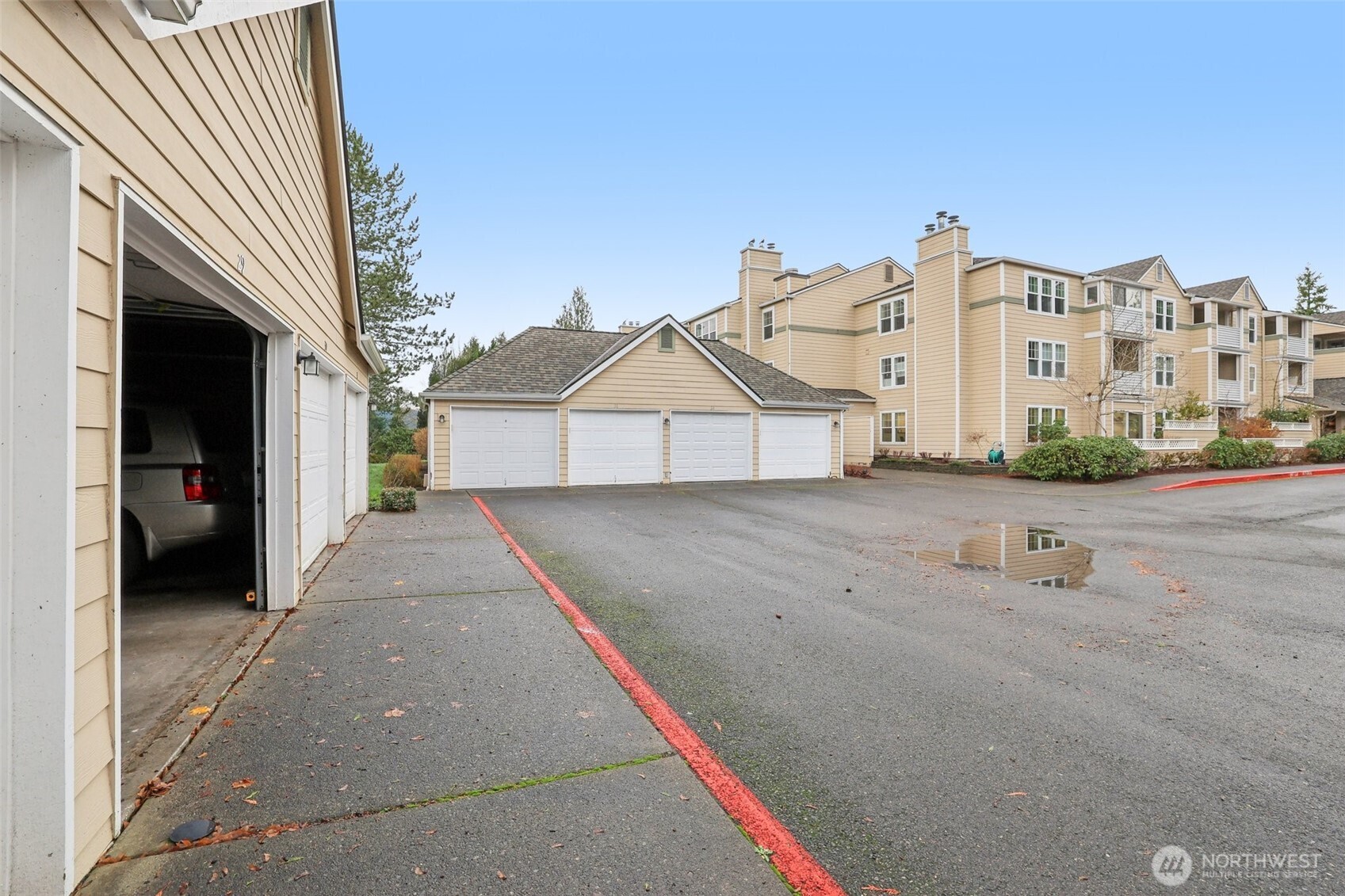 Garage spot #29 is super close to the lower corner condo for entry to condo