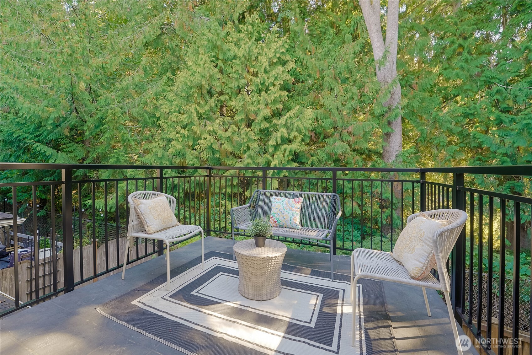 Deck off of the primary suite.