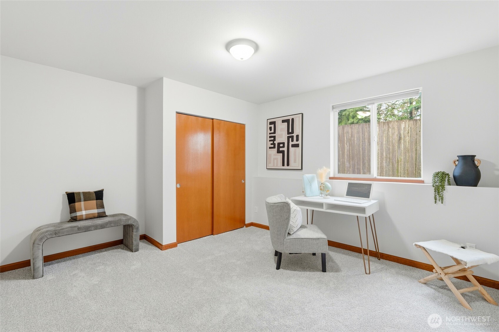 LOWER LEVEL 4TH BEDROOM / OFFICE