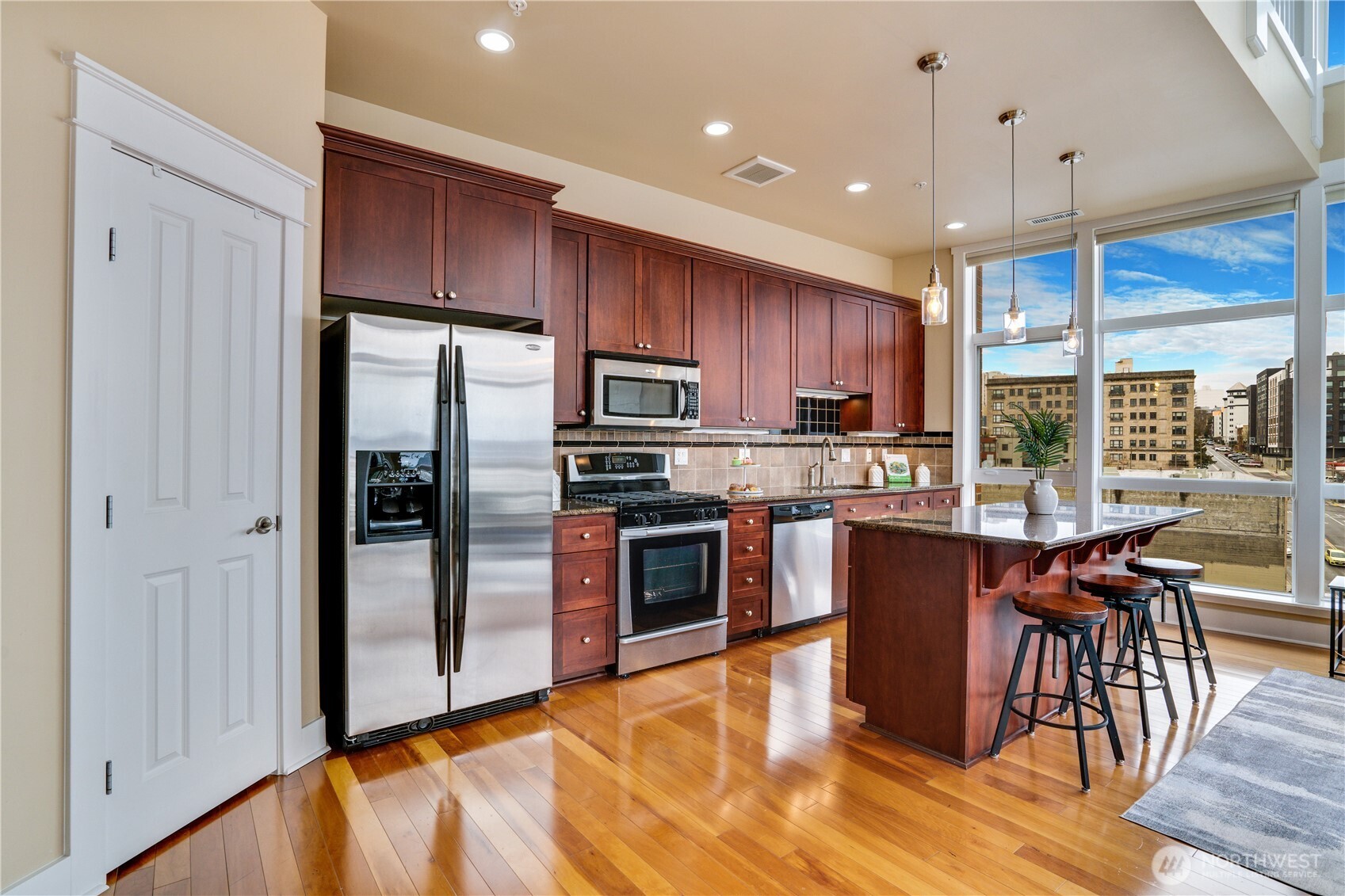 Beautiful hardwood flooring & elegant craftsmanship throughout.