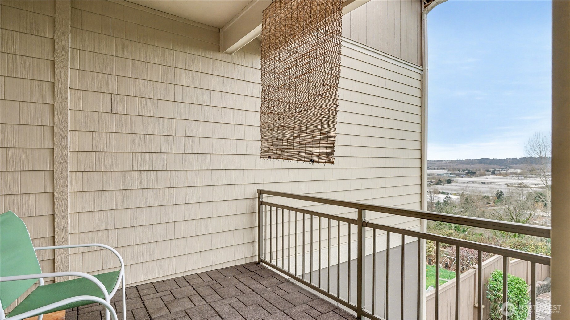 Enjoy serene mountain views from your own private balcony.