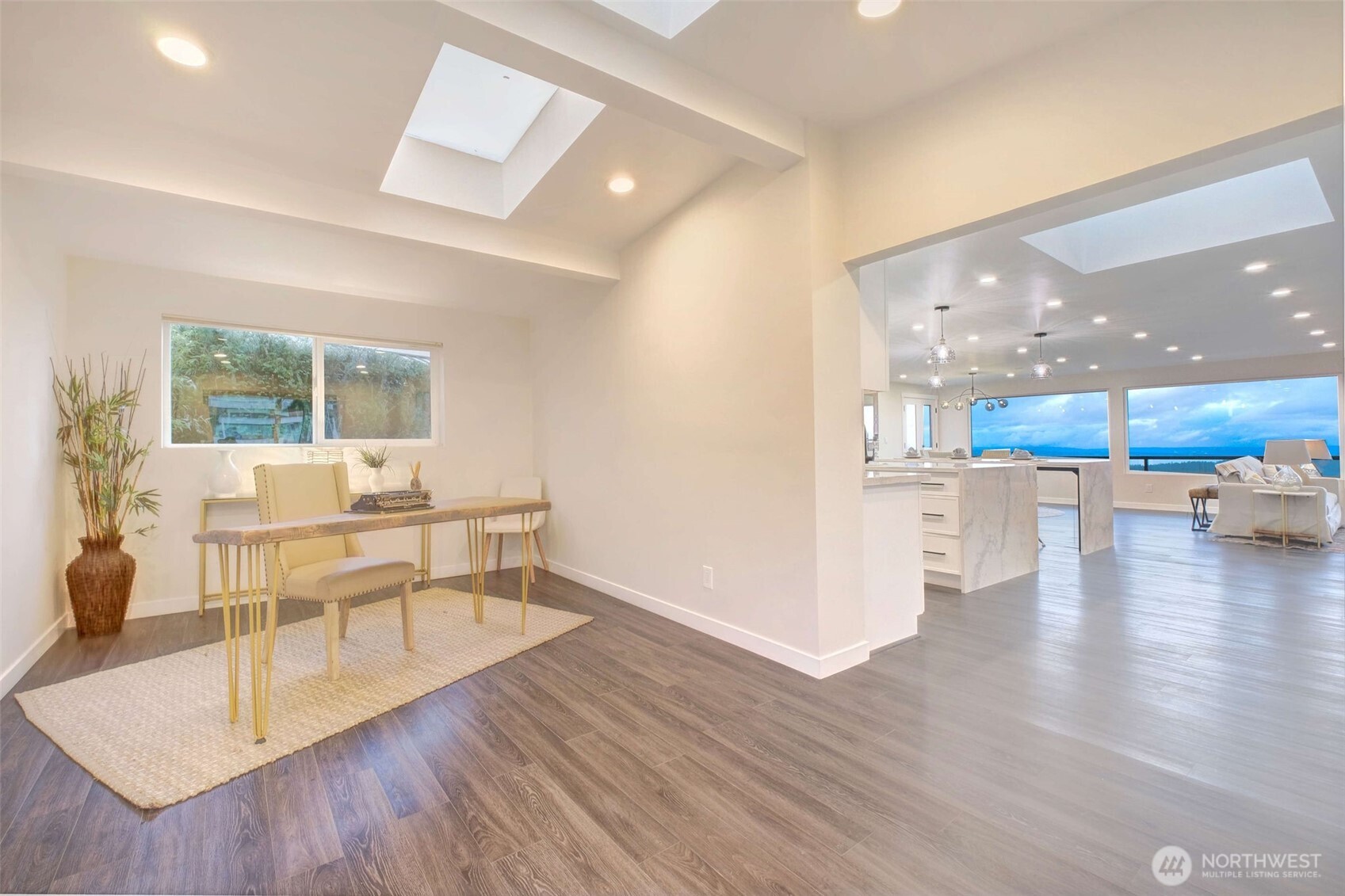 A great flex space for office, fitness, or play room