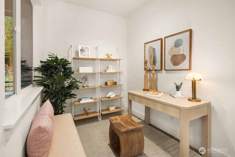 Flex Room off Great Room and Balcony.