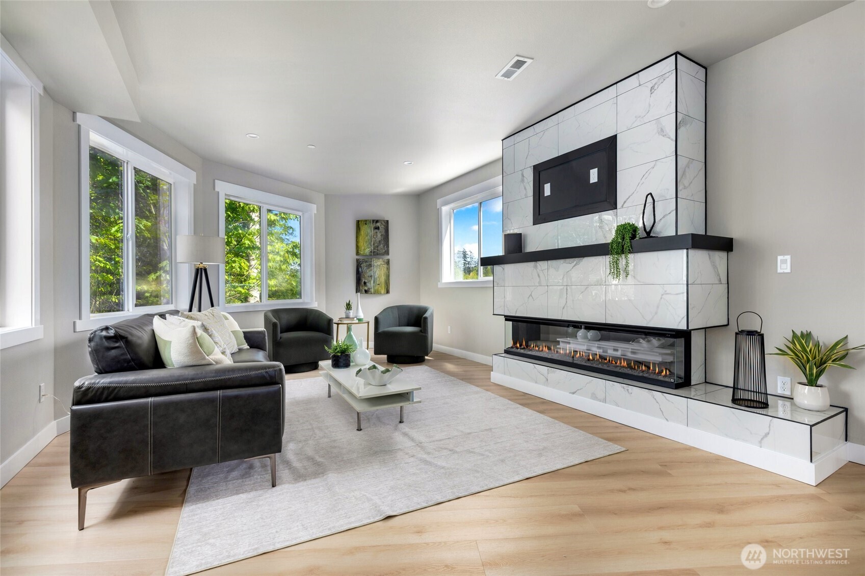 Enjoy entertaining with the open "great room" kitchen and living room.