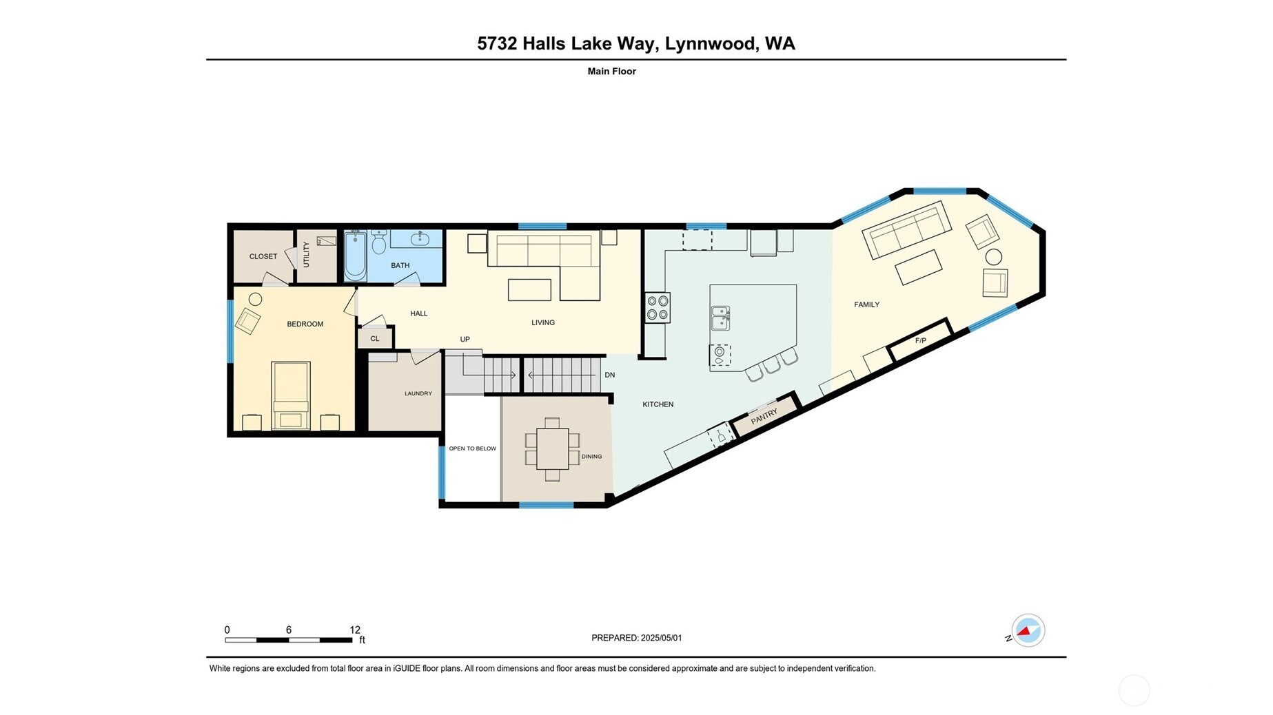 Lower Level entry and Accessory apartment floor plan