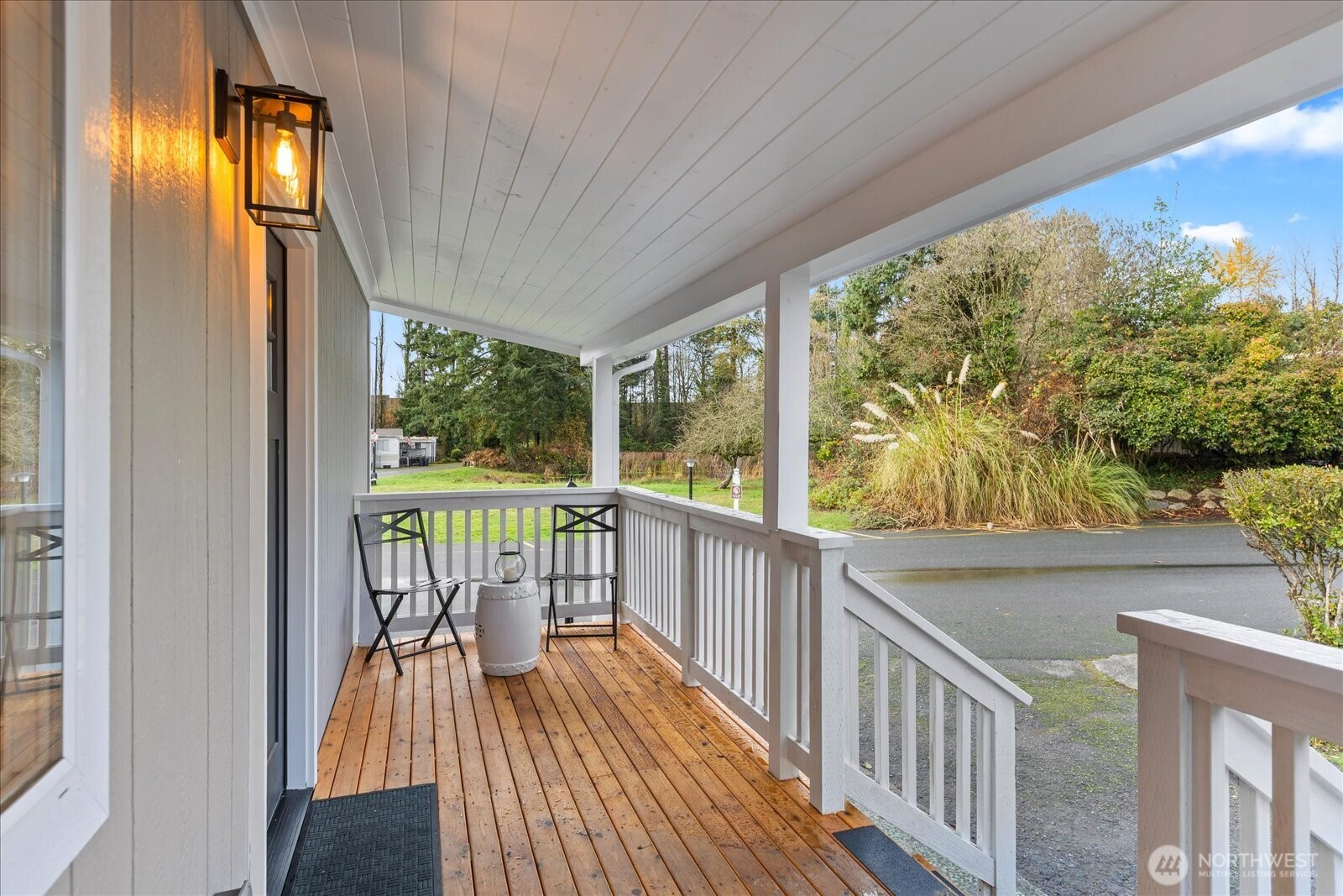 Enjoy front porch sitting!