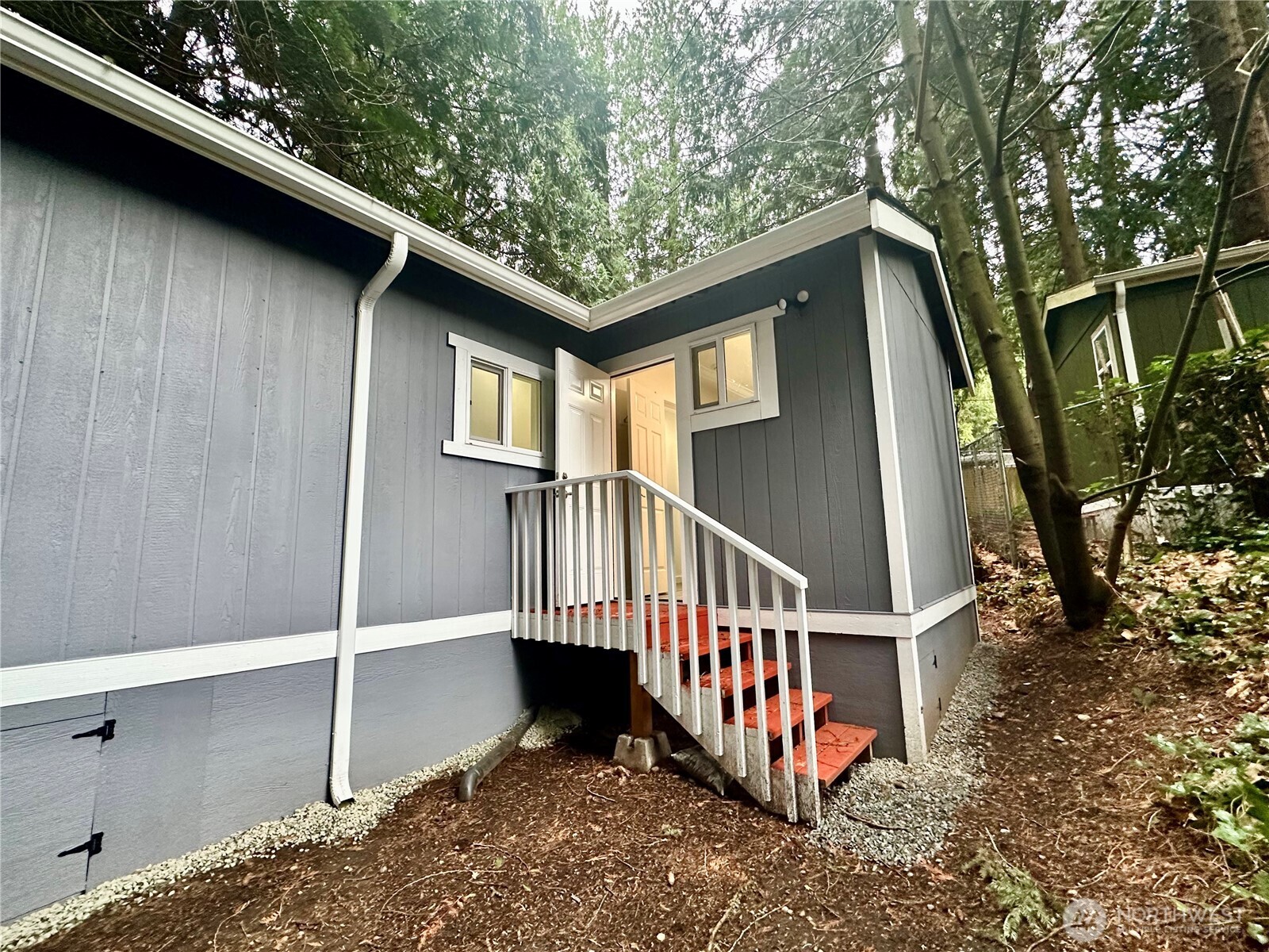 Convenient back door entrance.