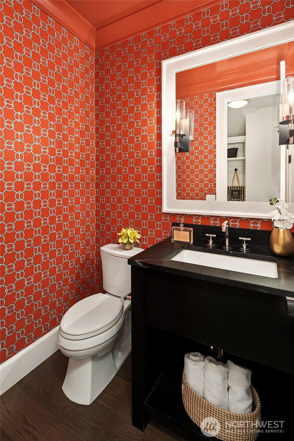 Half bathroom on the first floor.