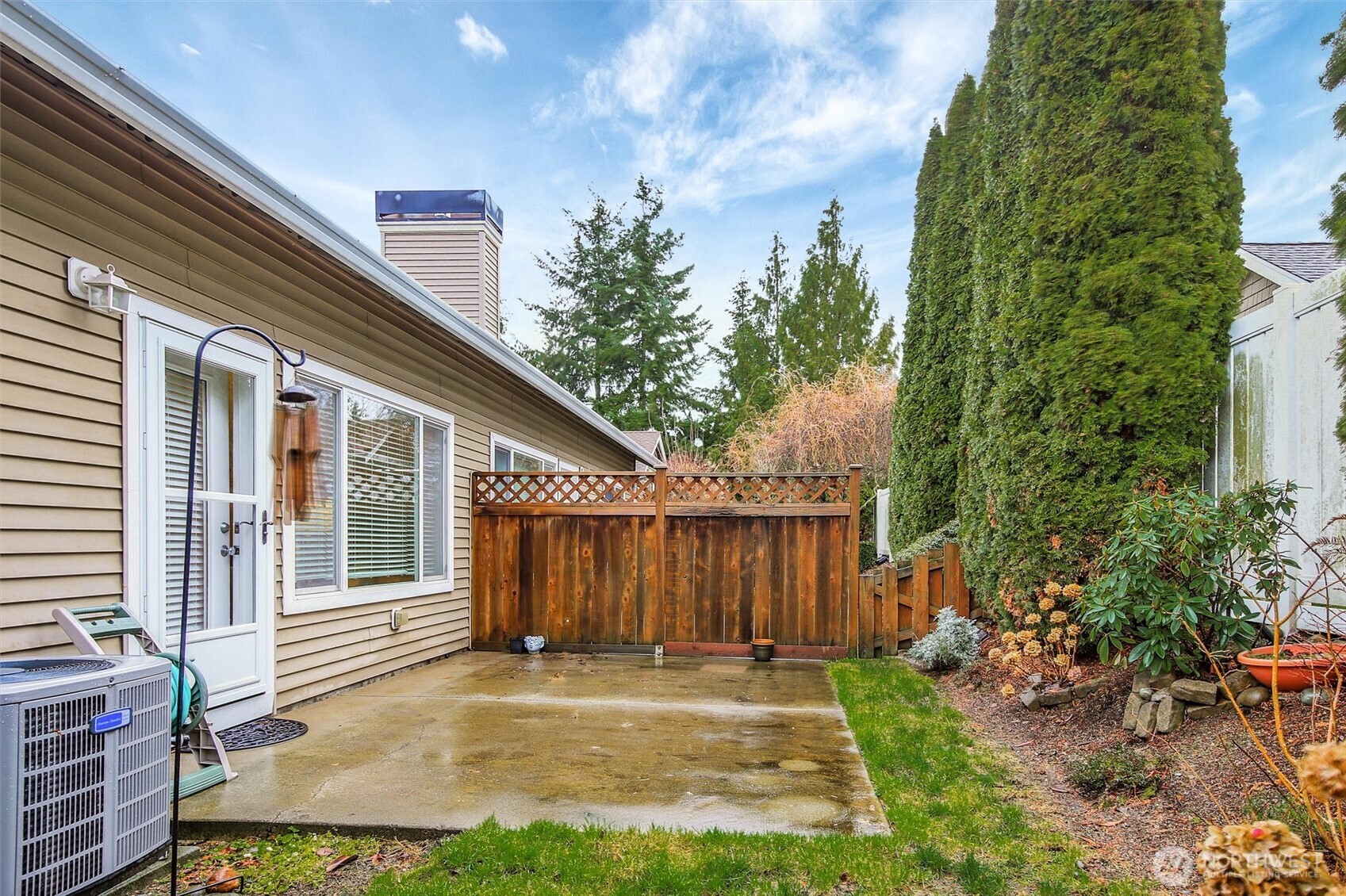 Private backyard is all maintained for you. All you need to do is enjoy!