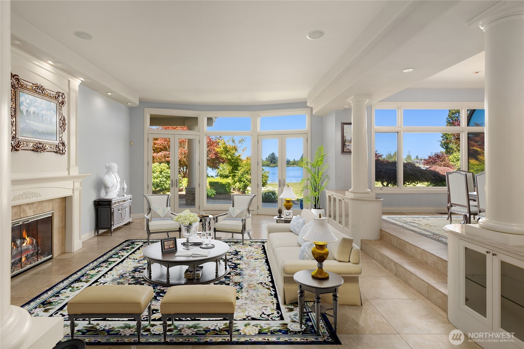 Perfect mix of sophisticated & casual spaces.