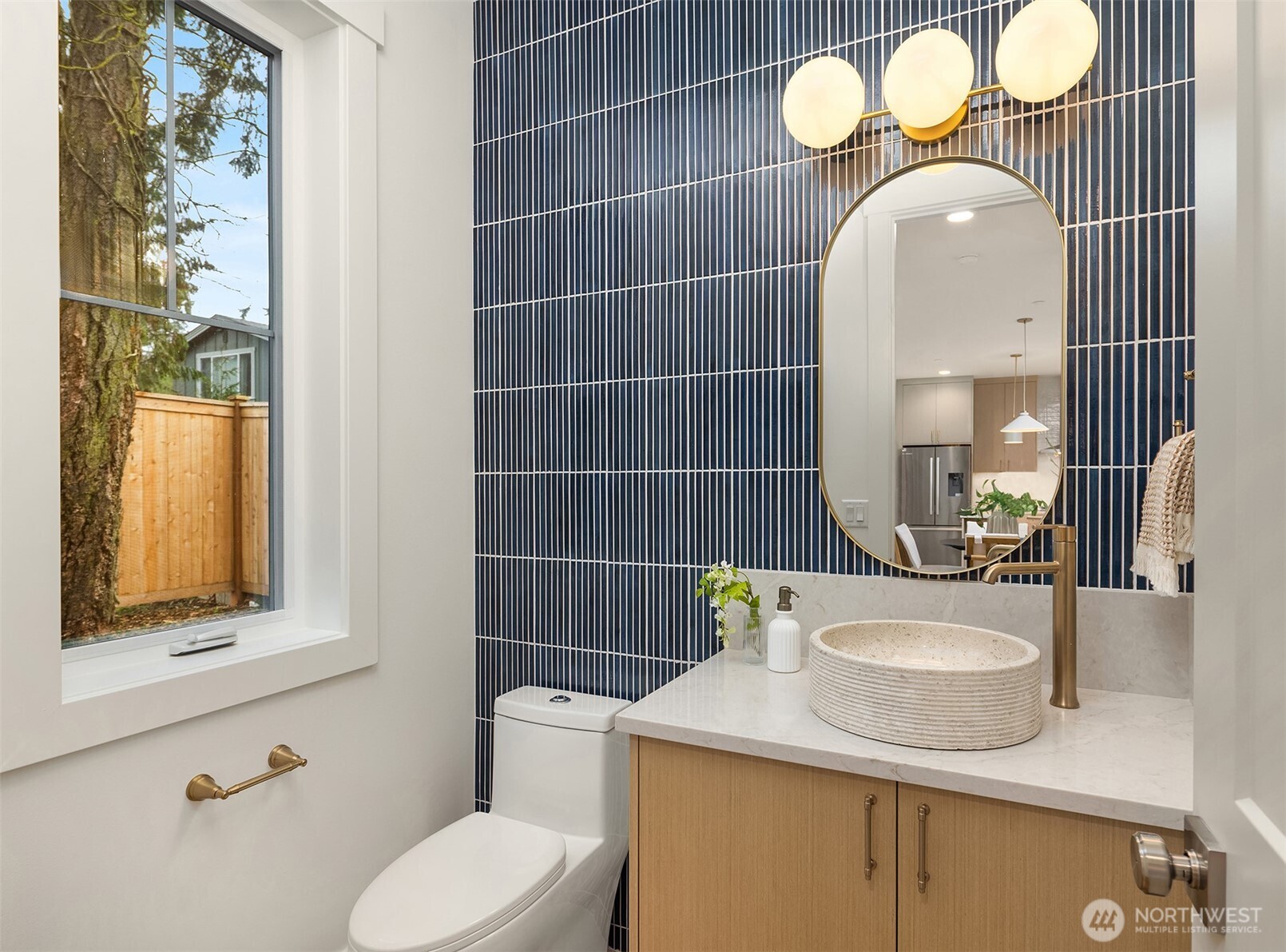 Main floor powder room