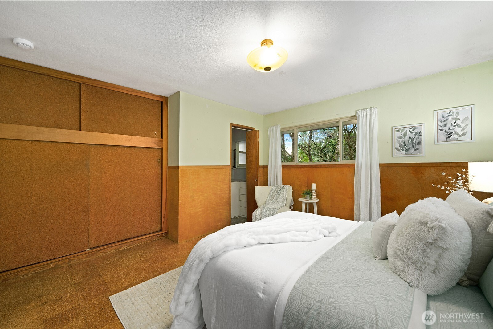 Original built-in closets in every bedroom.