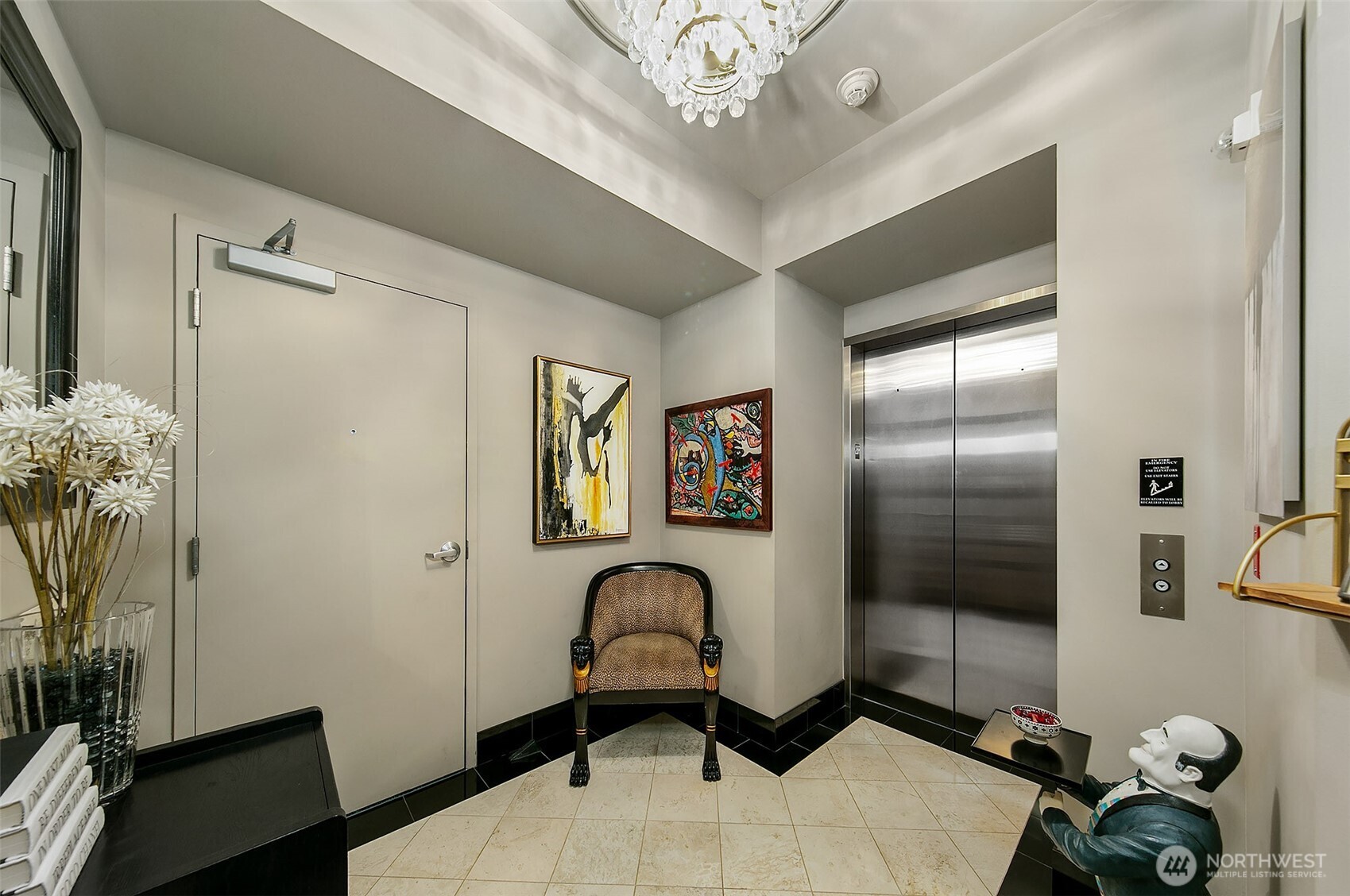 private vestibule- elevator direct to you door