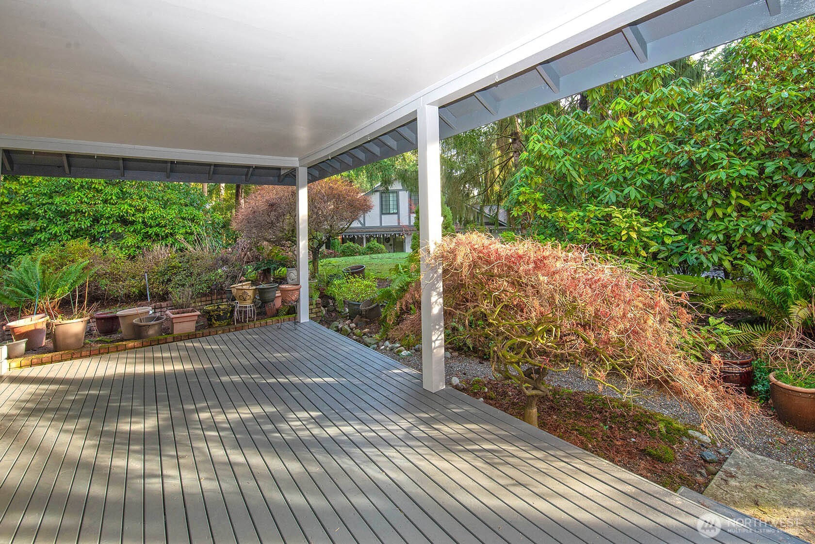 Huge covered front porch