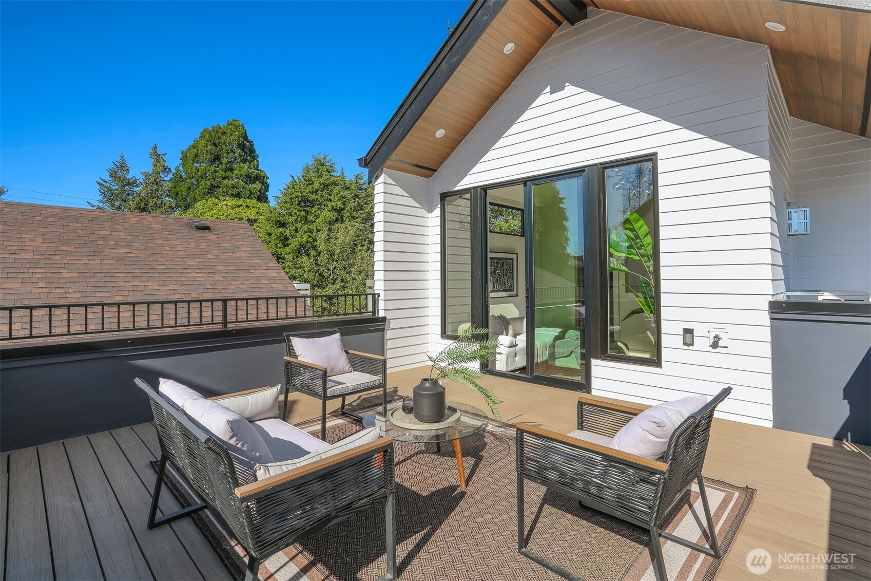 Roof Top Deck off Media Room with Southwestern Exposure, Territorial Views