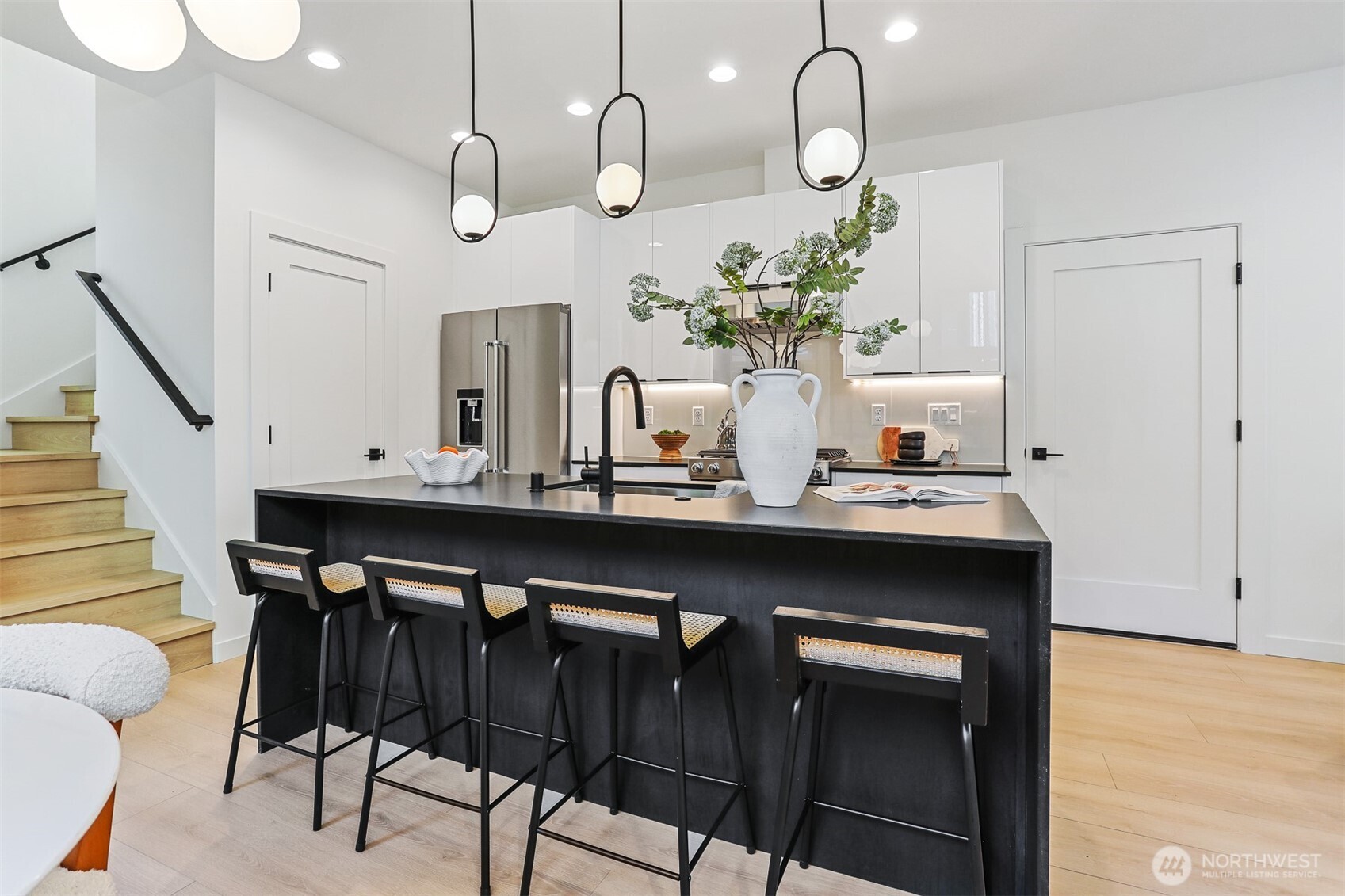 Large Island with Waterfall Edge