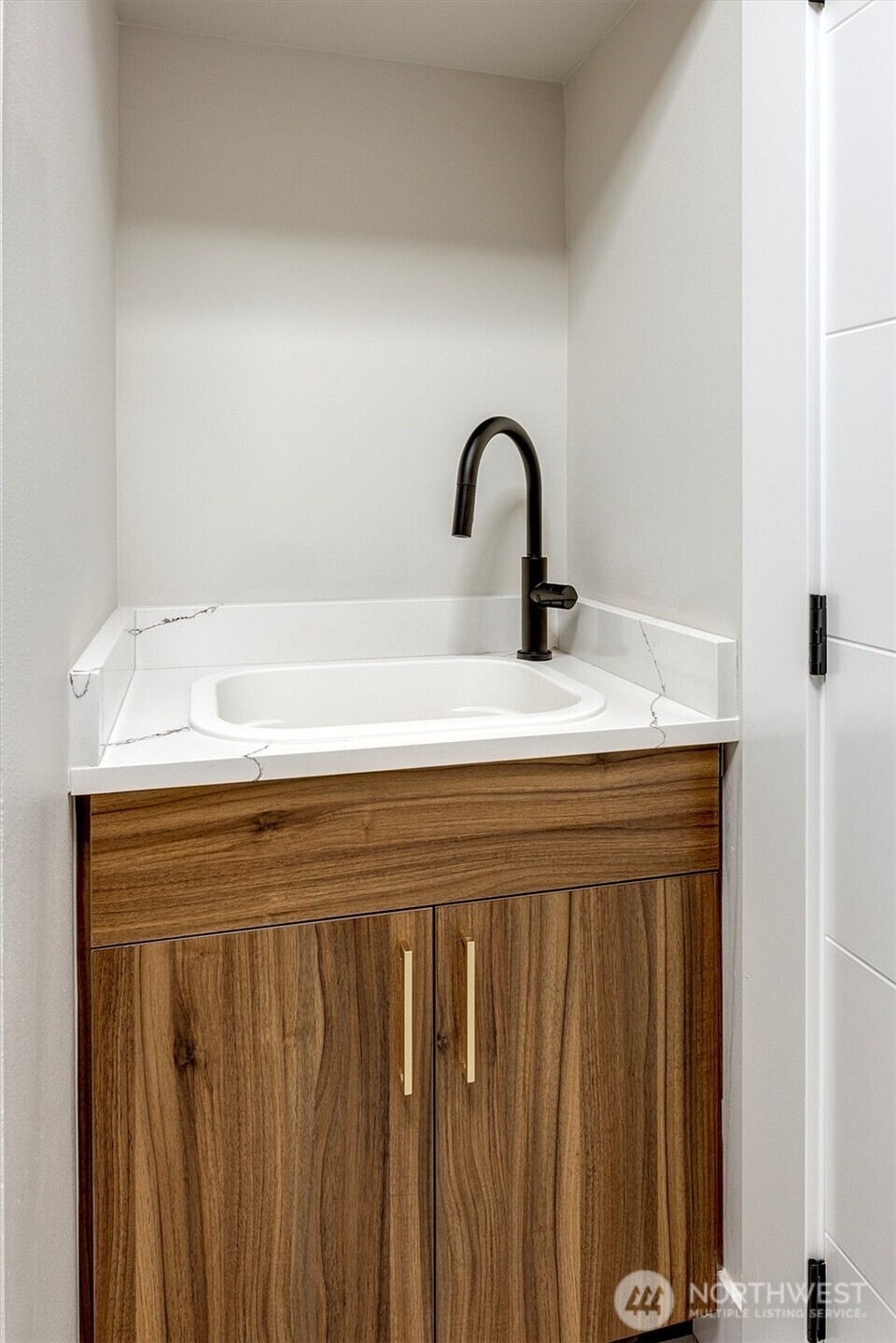 Sink in laundry room