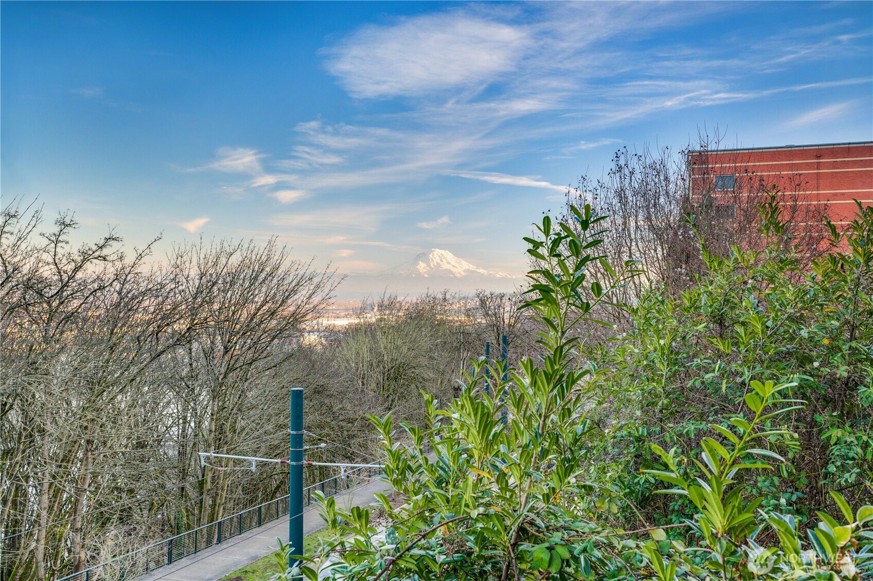 Mt. Rainier view on a sunny majestic day is inspiring!