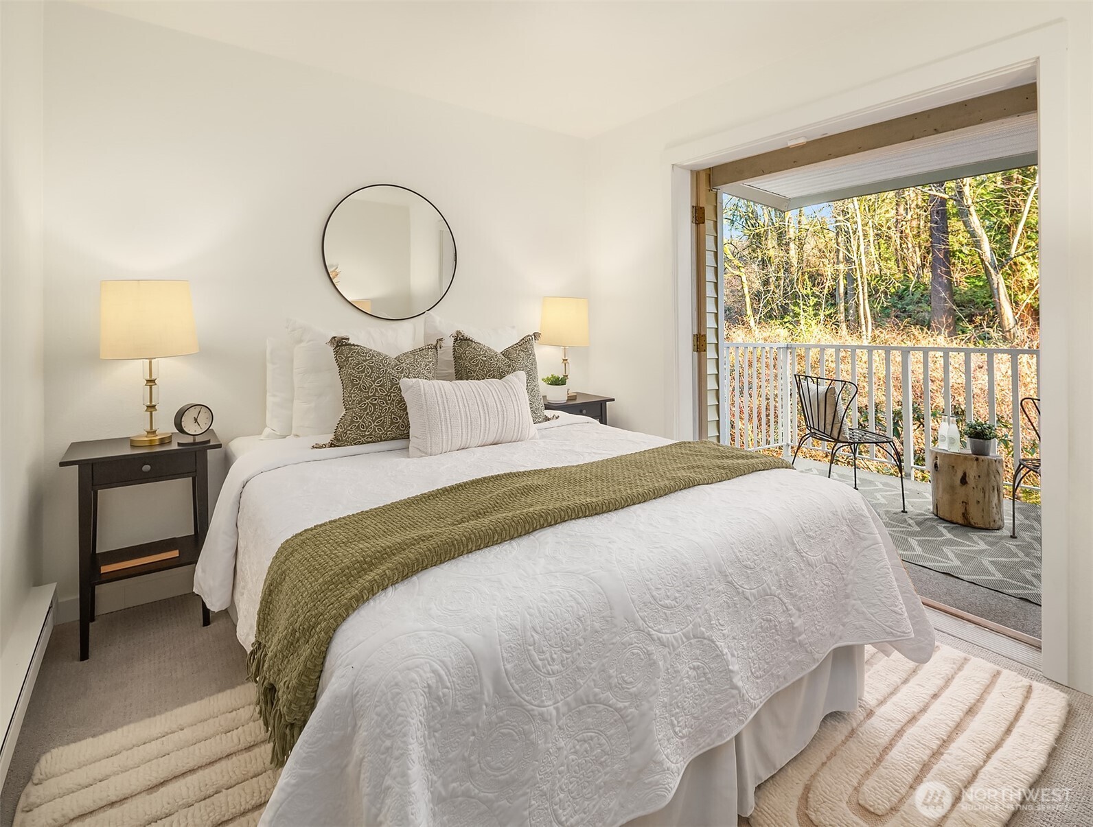 Enjoy S-facing views out of your kitchen window.