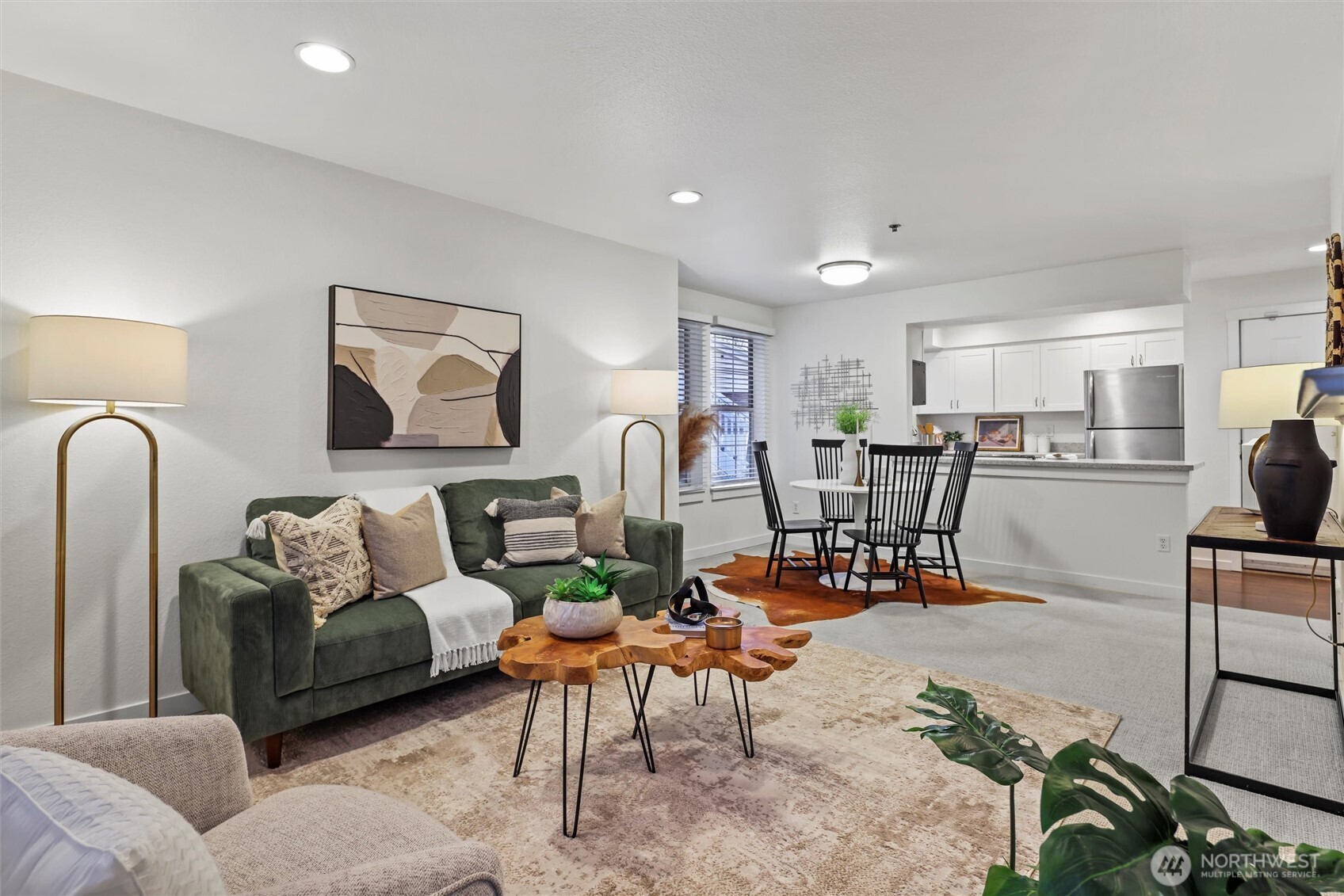 Primary bedroom with TWO deep closets.