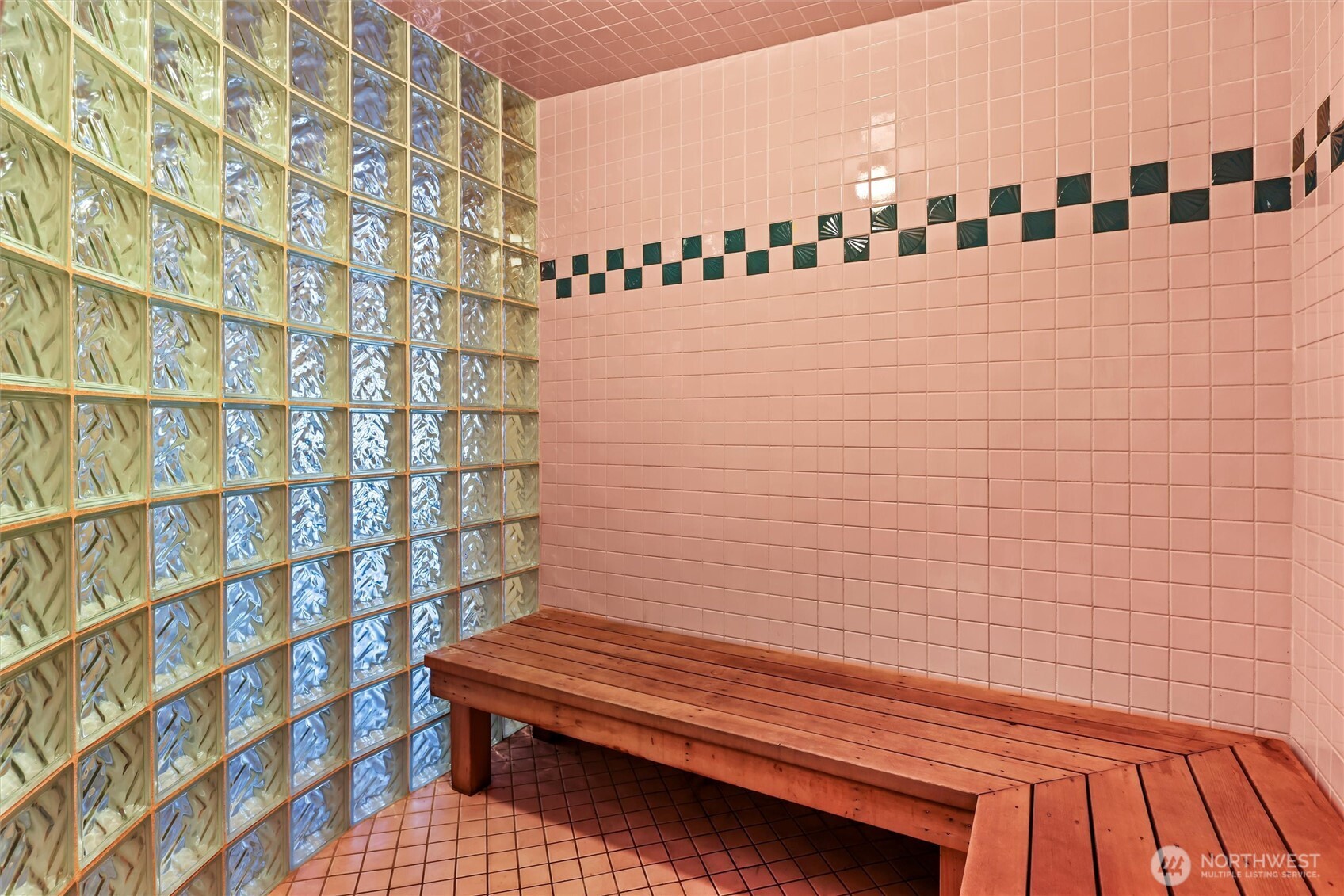 Community clubhouse sauna.