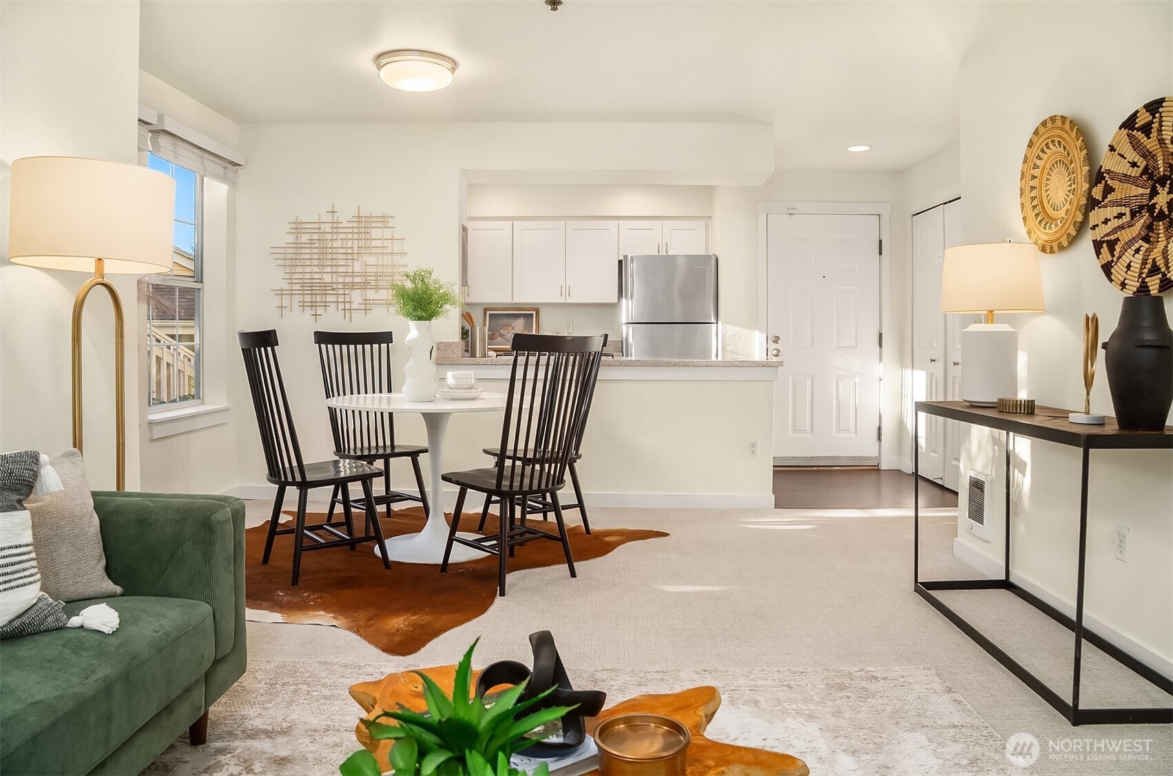 Welcome to this well-appointed corner condo w cozy fireplace and sizable window overlooking the peaceful greenbelt.