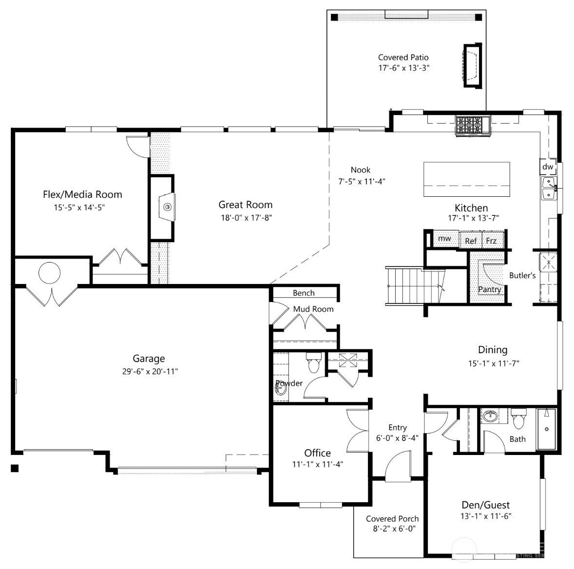 Lower Level Floor Plan