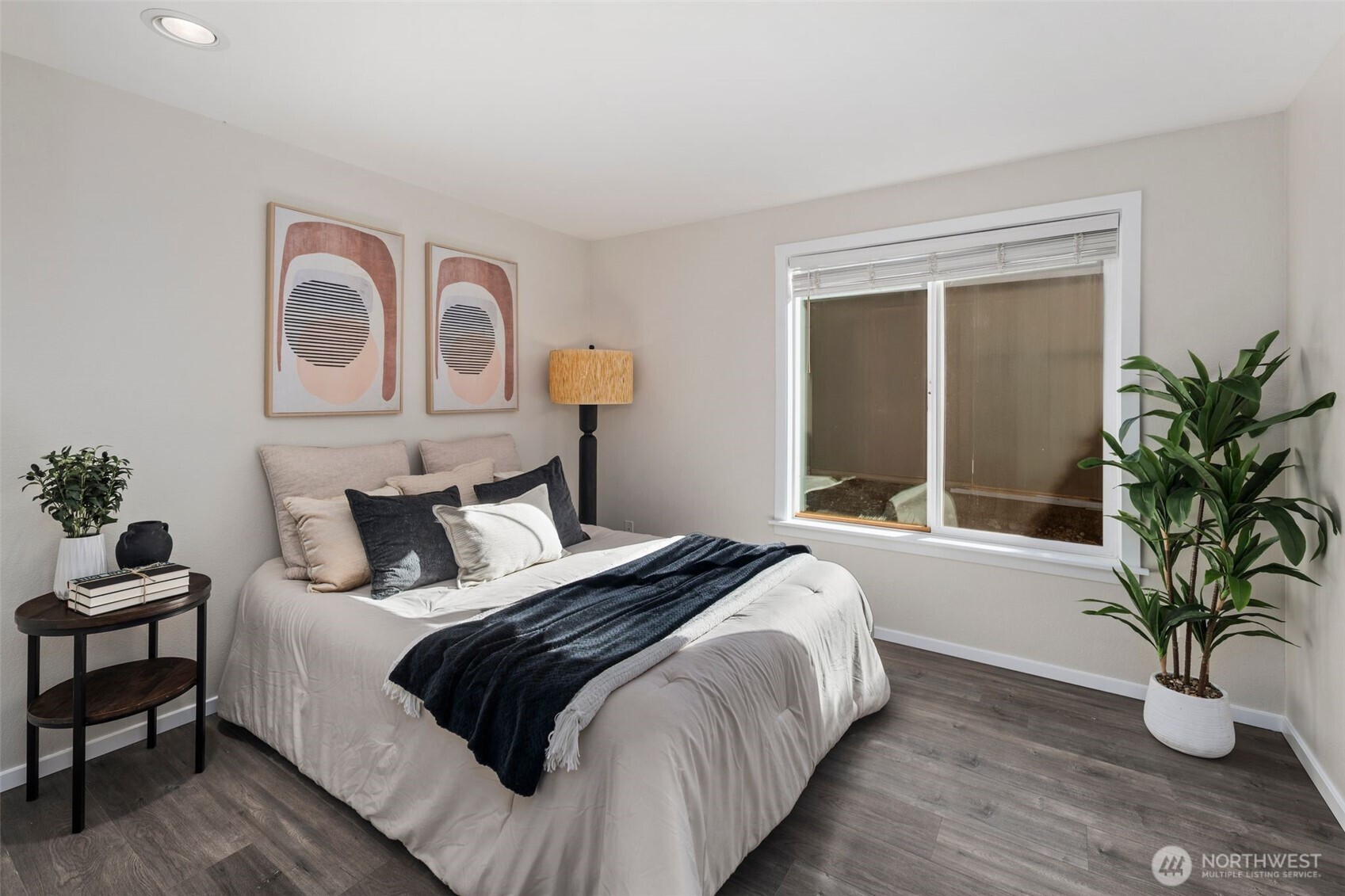 Second bedroom with plenty of closet space.