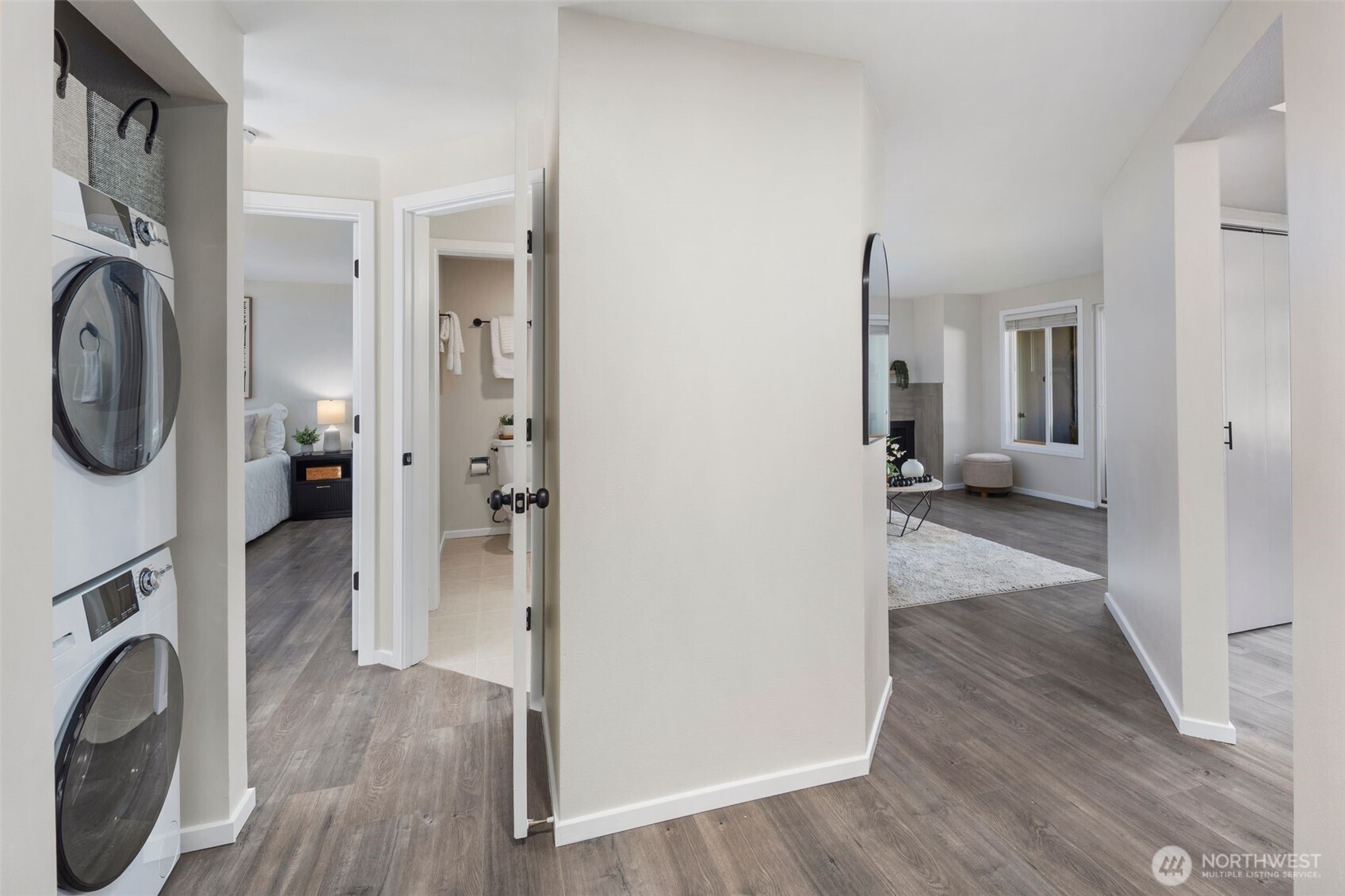 Easy main floor living with new built in washer dryer unit.