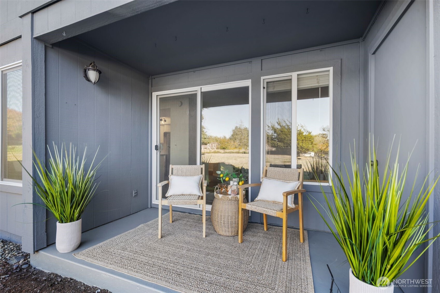 Enjoy your private backyard oasis with pool views.