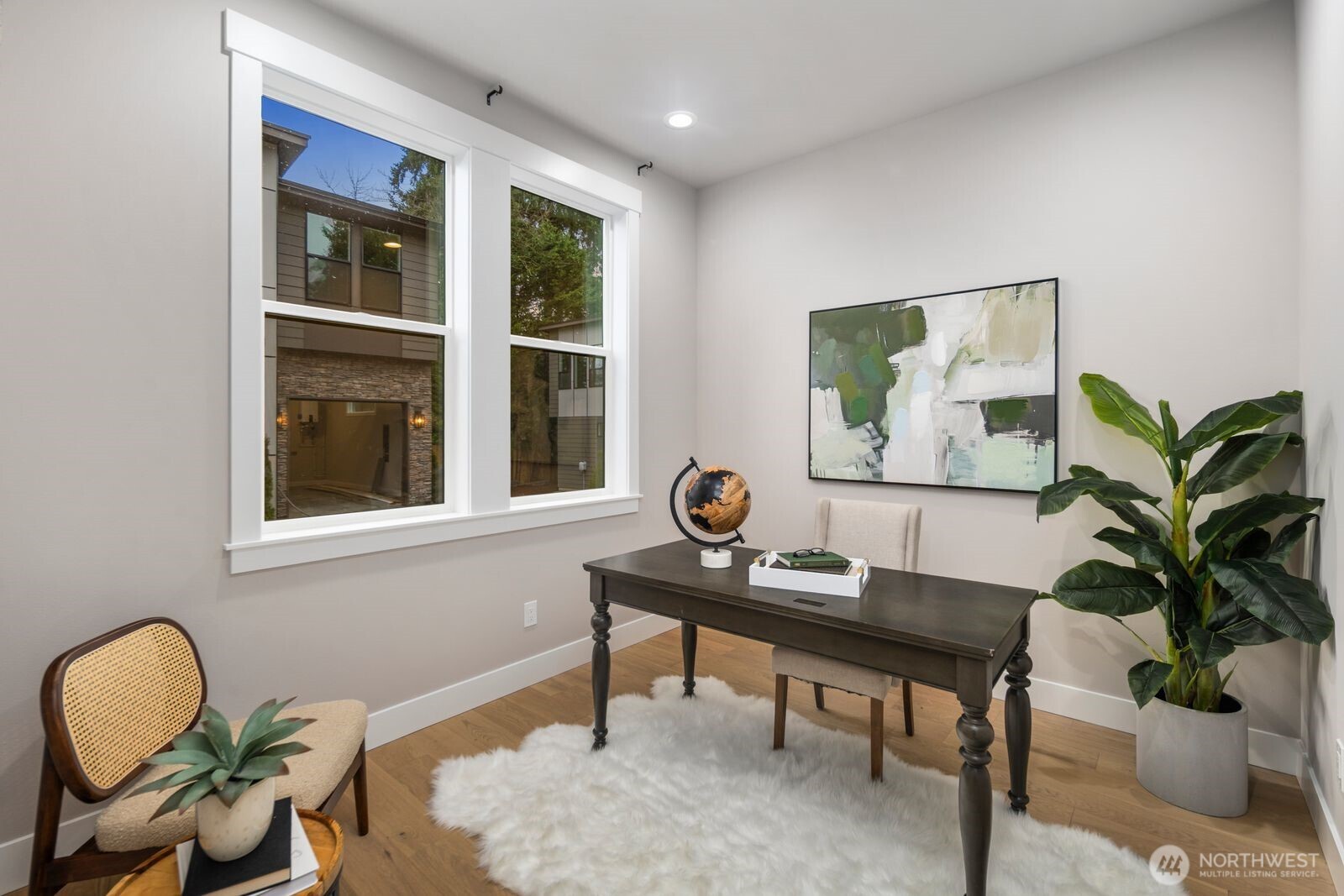 Dedicated office on the main level.