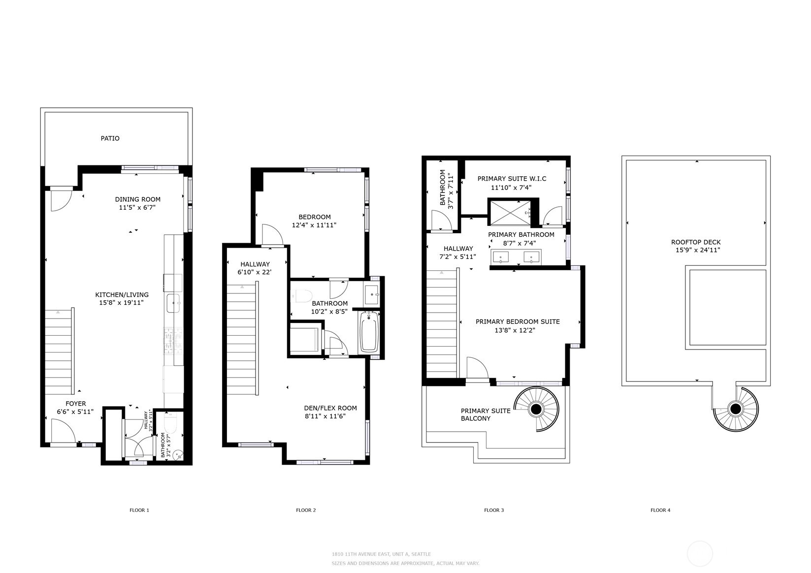 Floor plans to plan your move in.