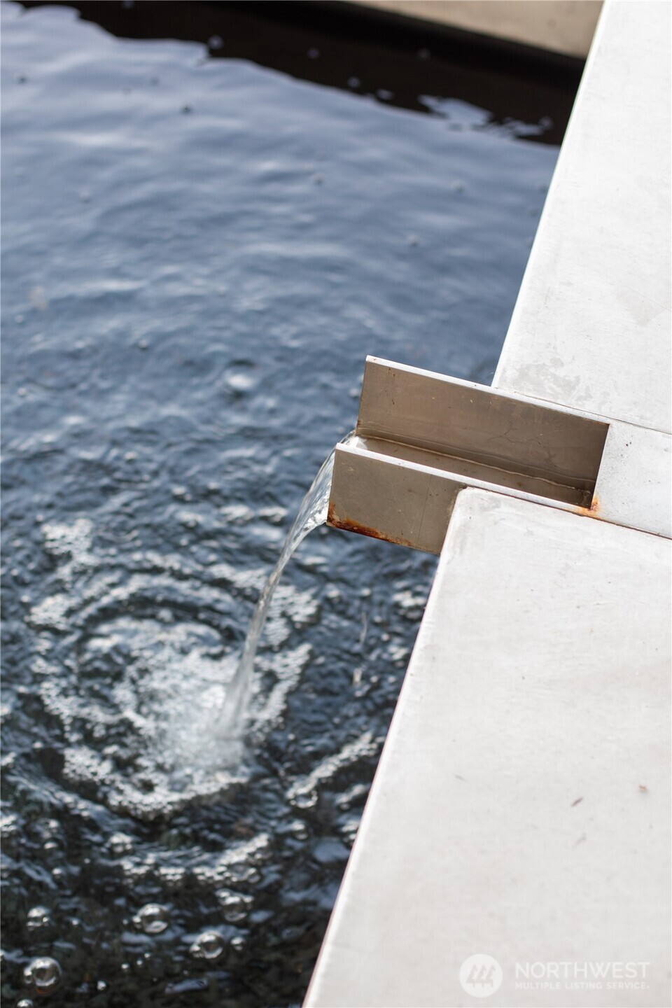 Water feature detail