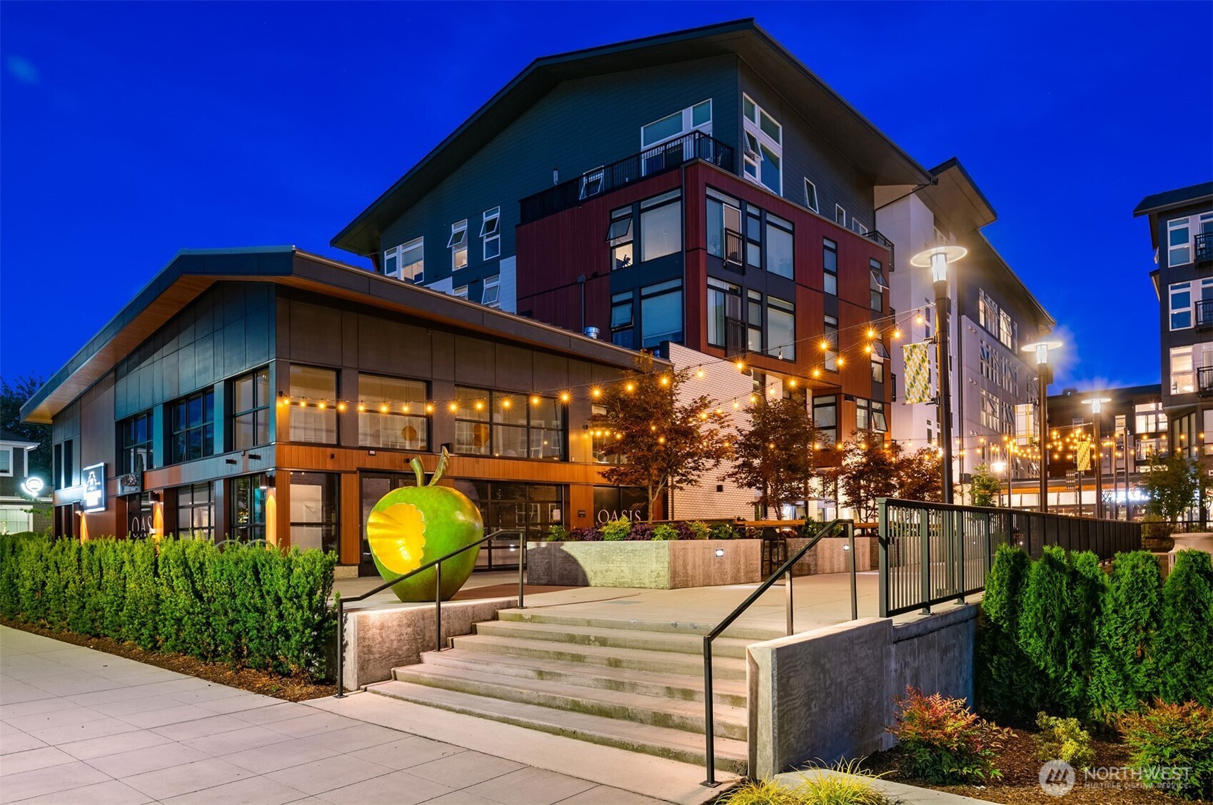 Schoolhouse district located across the street from Woodinville Square