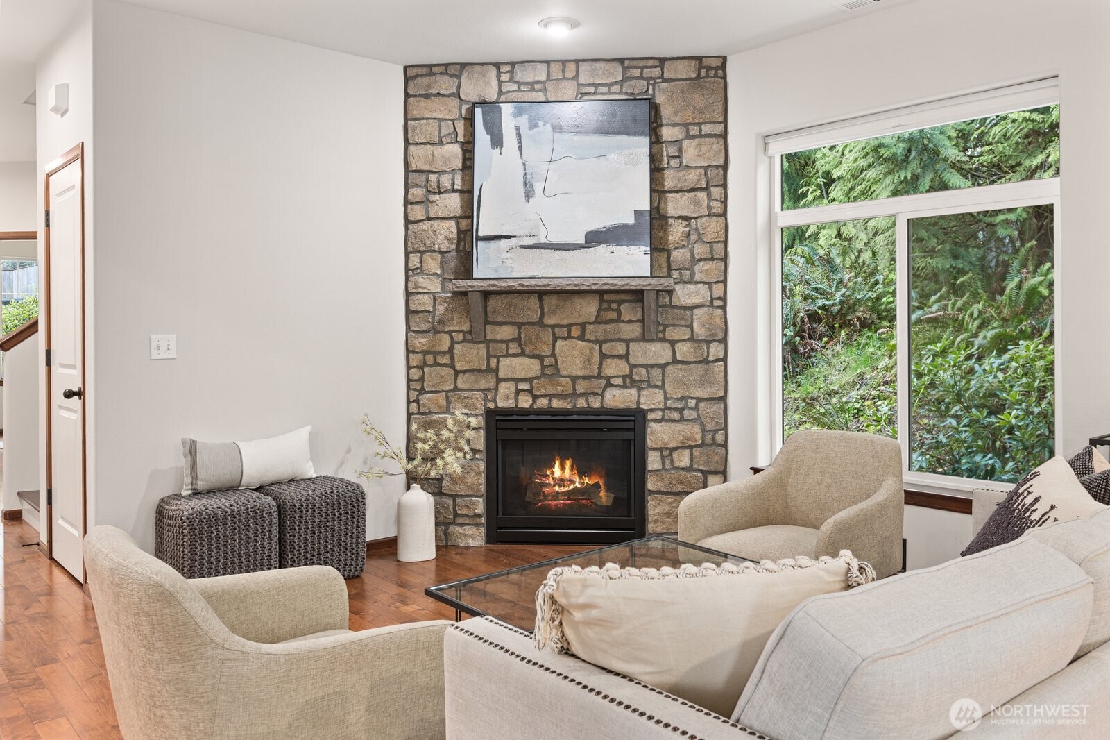 Cherry wood floors thru-out main level.