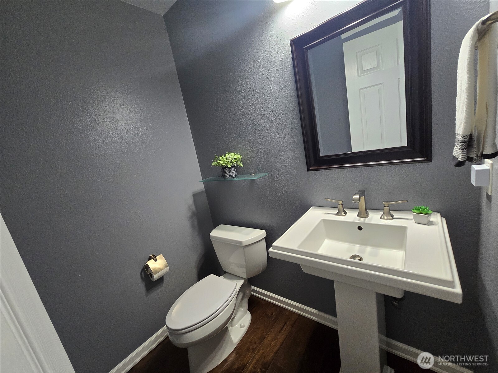 1/2 Bathroom is stunning!