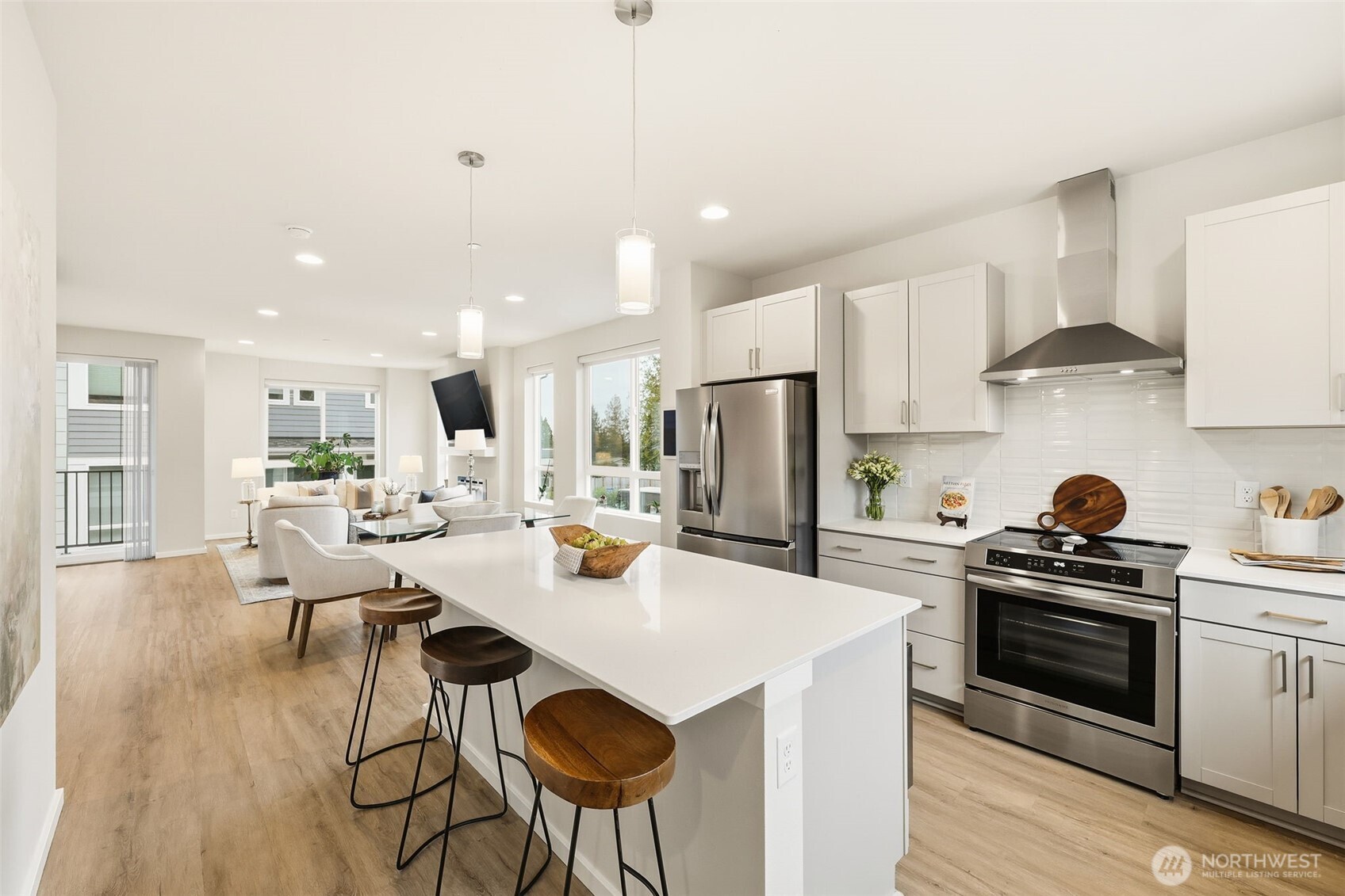 Upstairs retreat featuring a spacious primary suite designed for rest and reset.