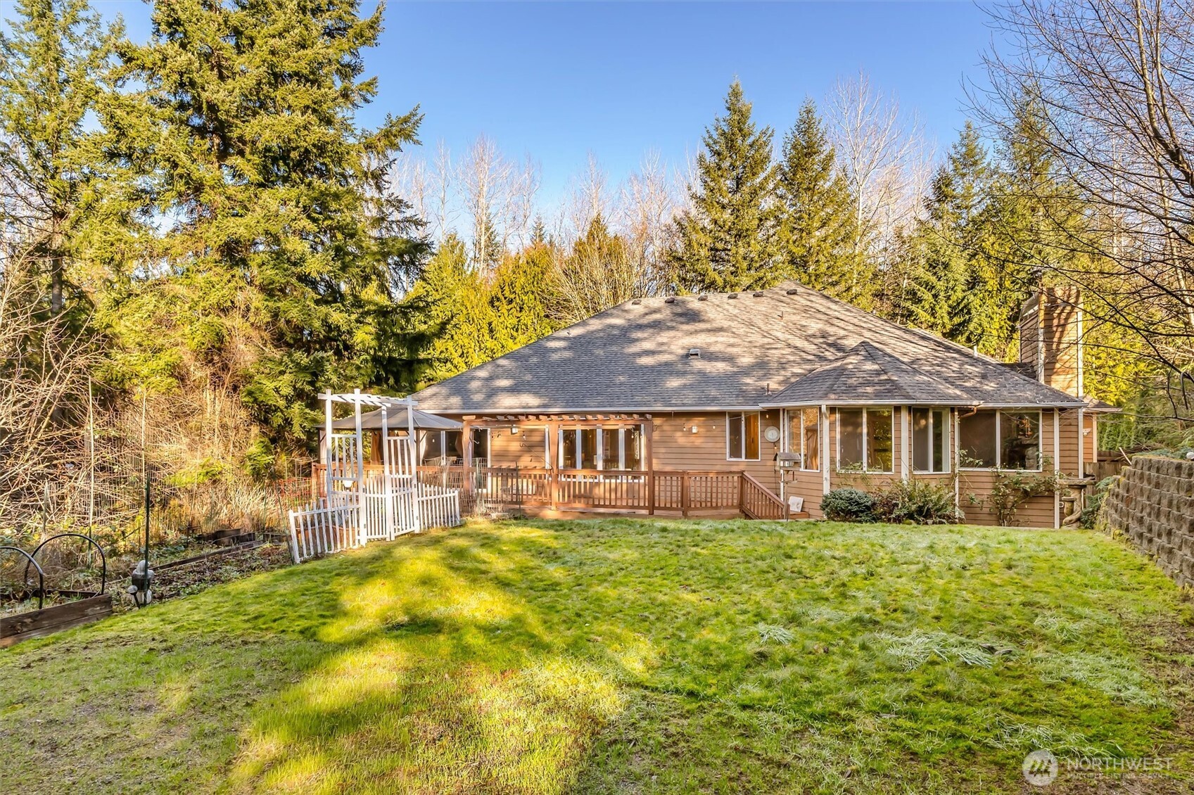 Large bedroom with double closets